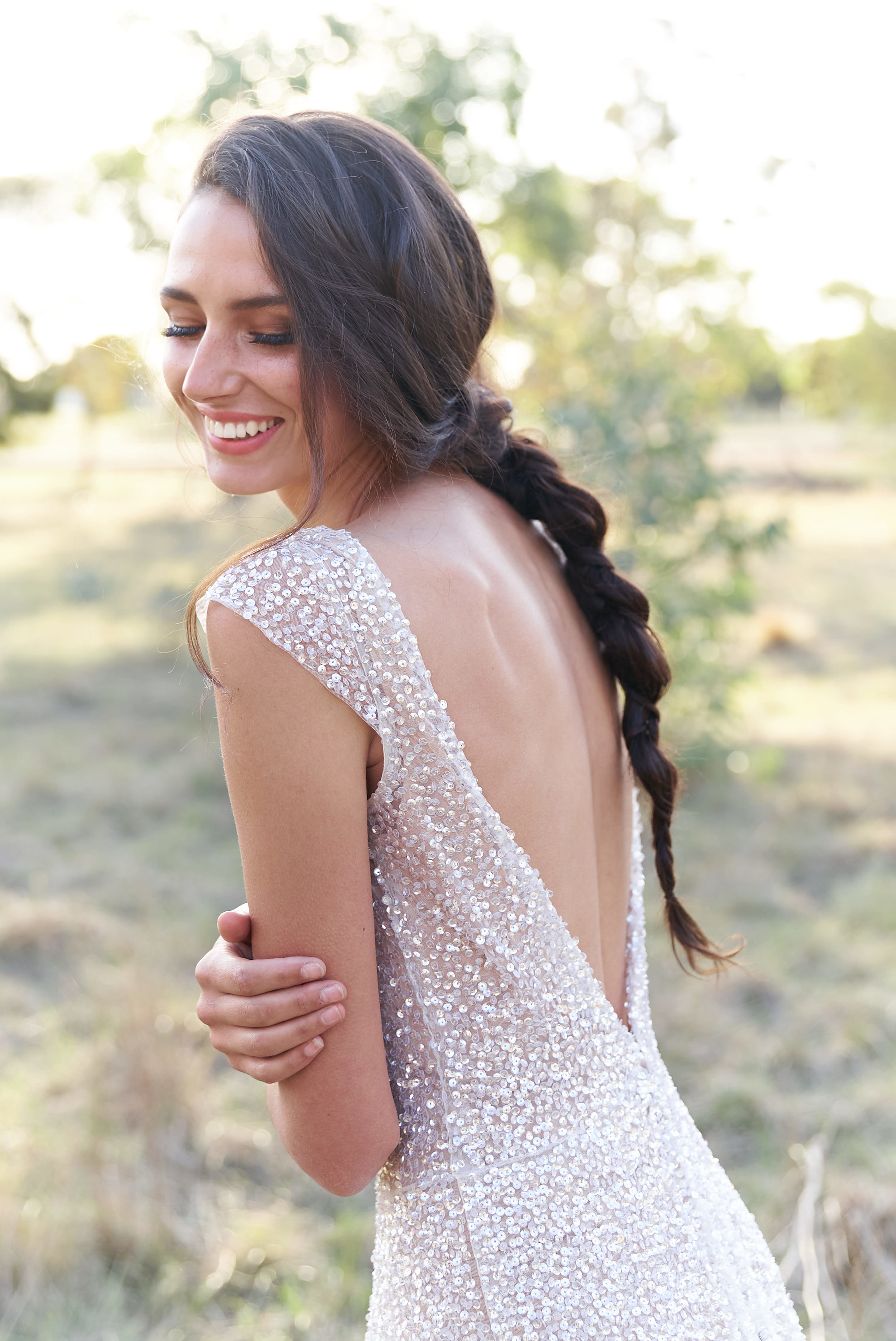Anna Campbell Bridal | Sequin Sydney Wedding Dress | orders@annacampbell.com.au