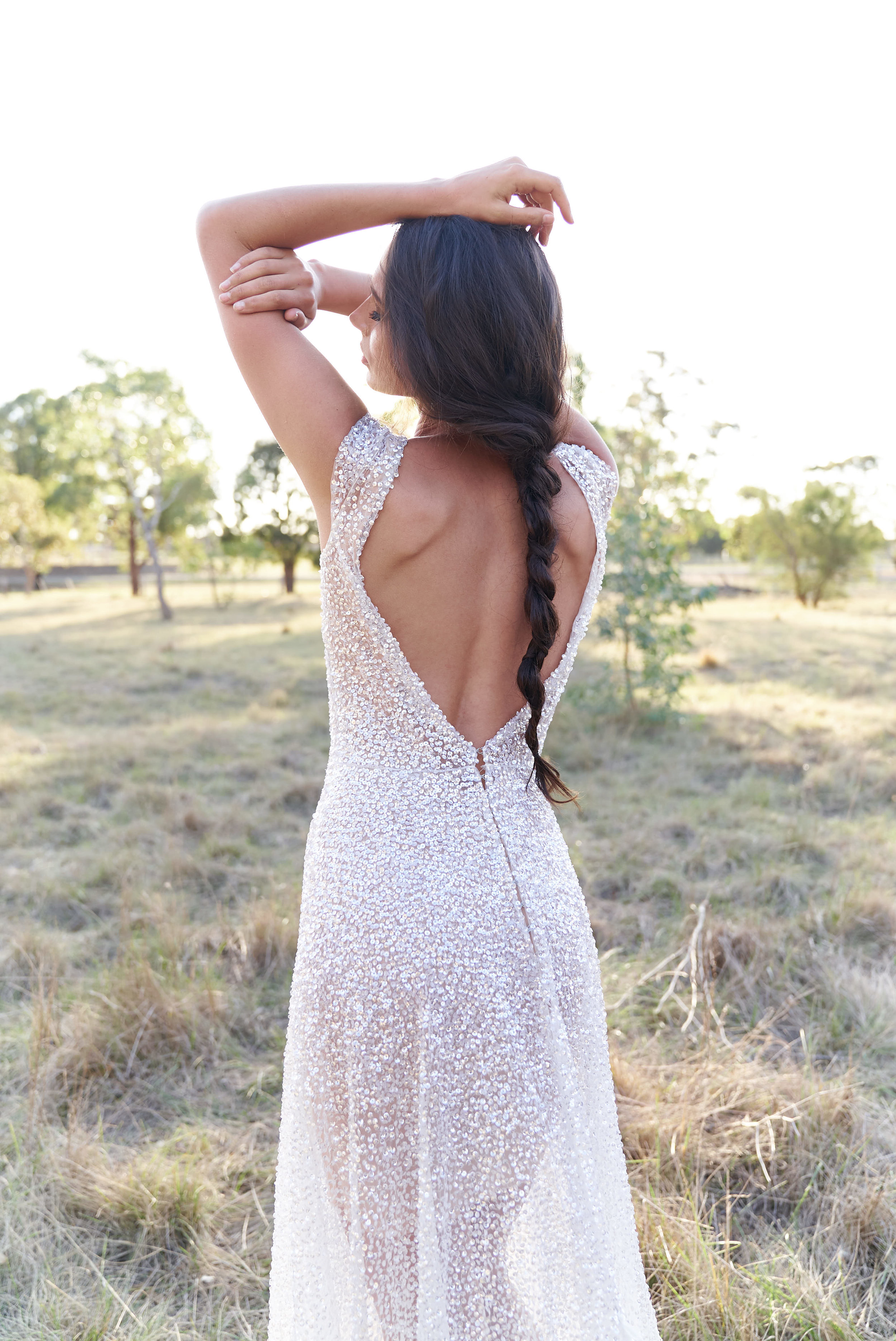 Anna Campbell Bridal | Sequin Sydney Wedding Dress | orders@annacampbell.com.au