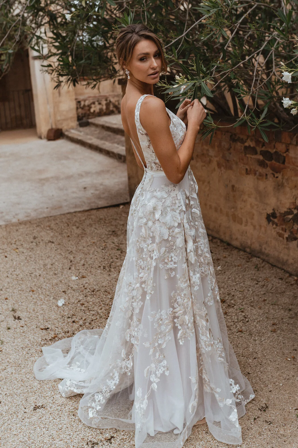 Hazel Dress Champagne — Anna Campbell