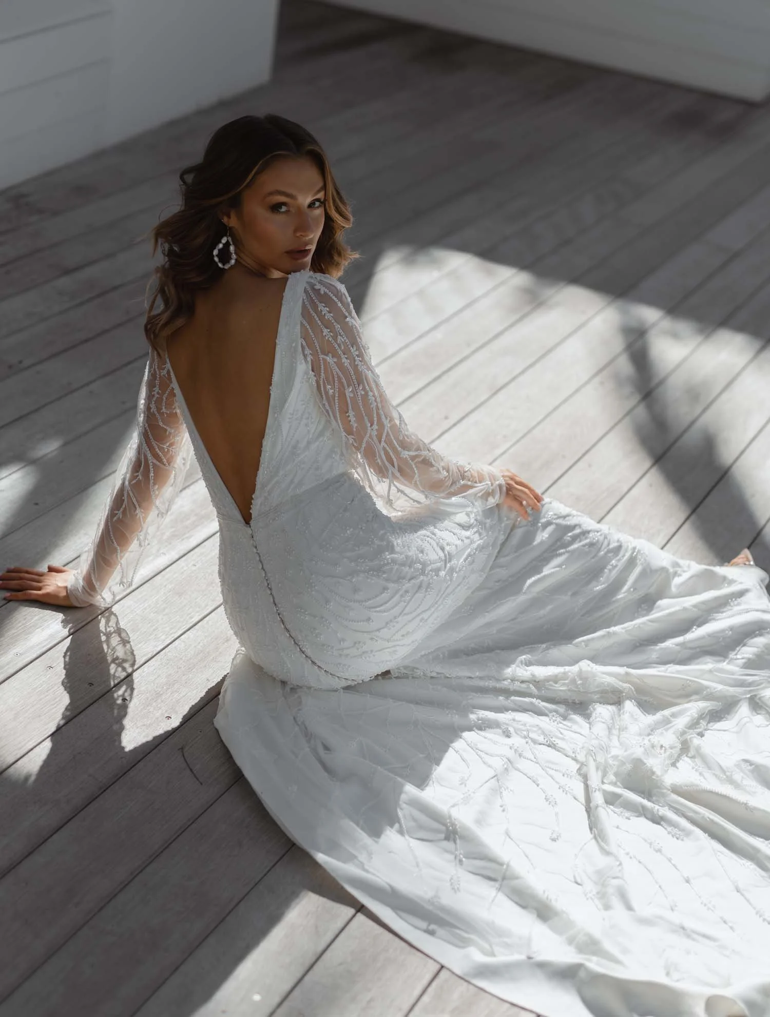 Elle Dress with Sleeves — Anna Campbell