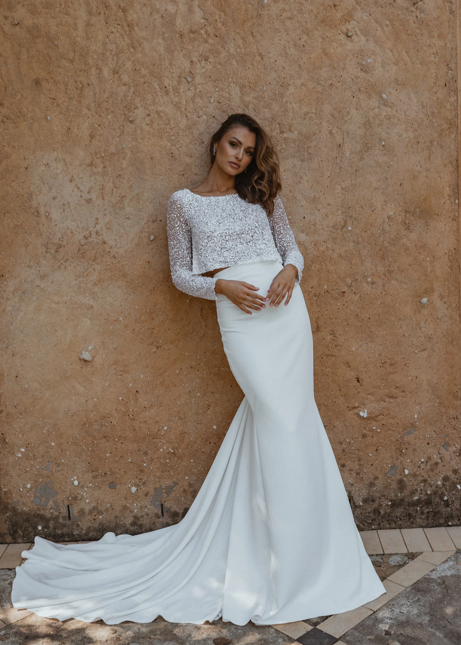 ON SALE Bridal fitted skirt Elegant and Sleek, Perfect