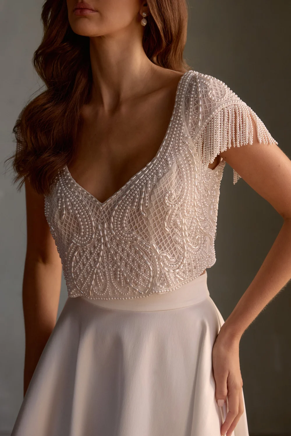 beaded dress topper Mini Short Cocktail Beaded Dress Amarra 89014 main image 0