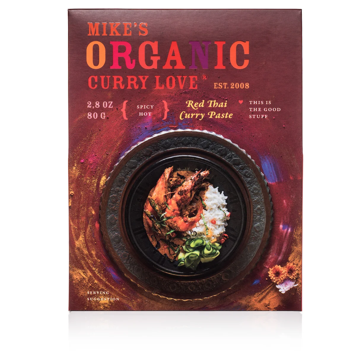 Red Thai Curry Paste - case of 6 x 2.8oz pouches