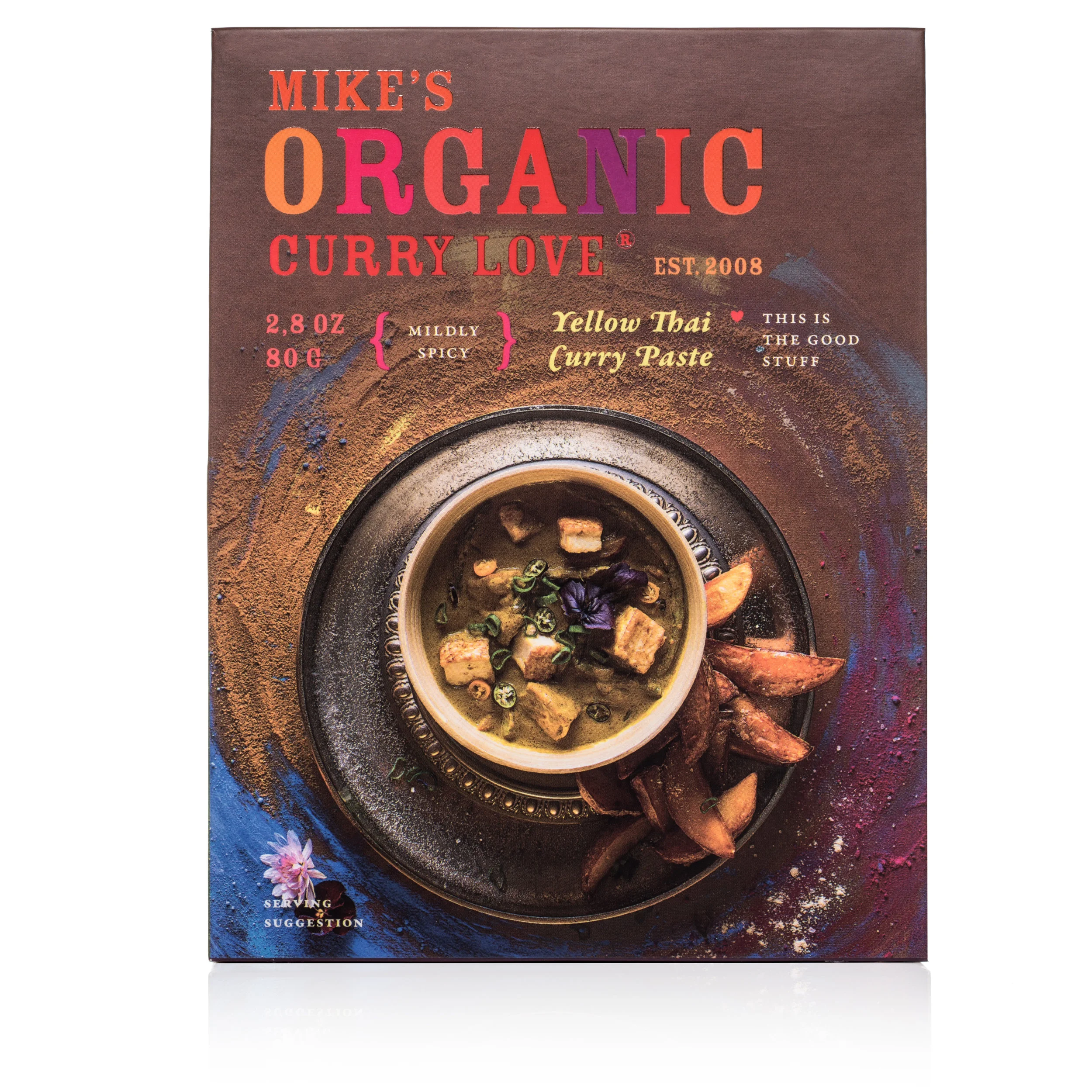 Yellow Thai Curry Paste - case of 6 x 2.8oz pouches