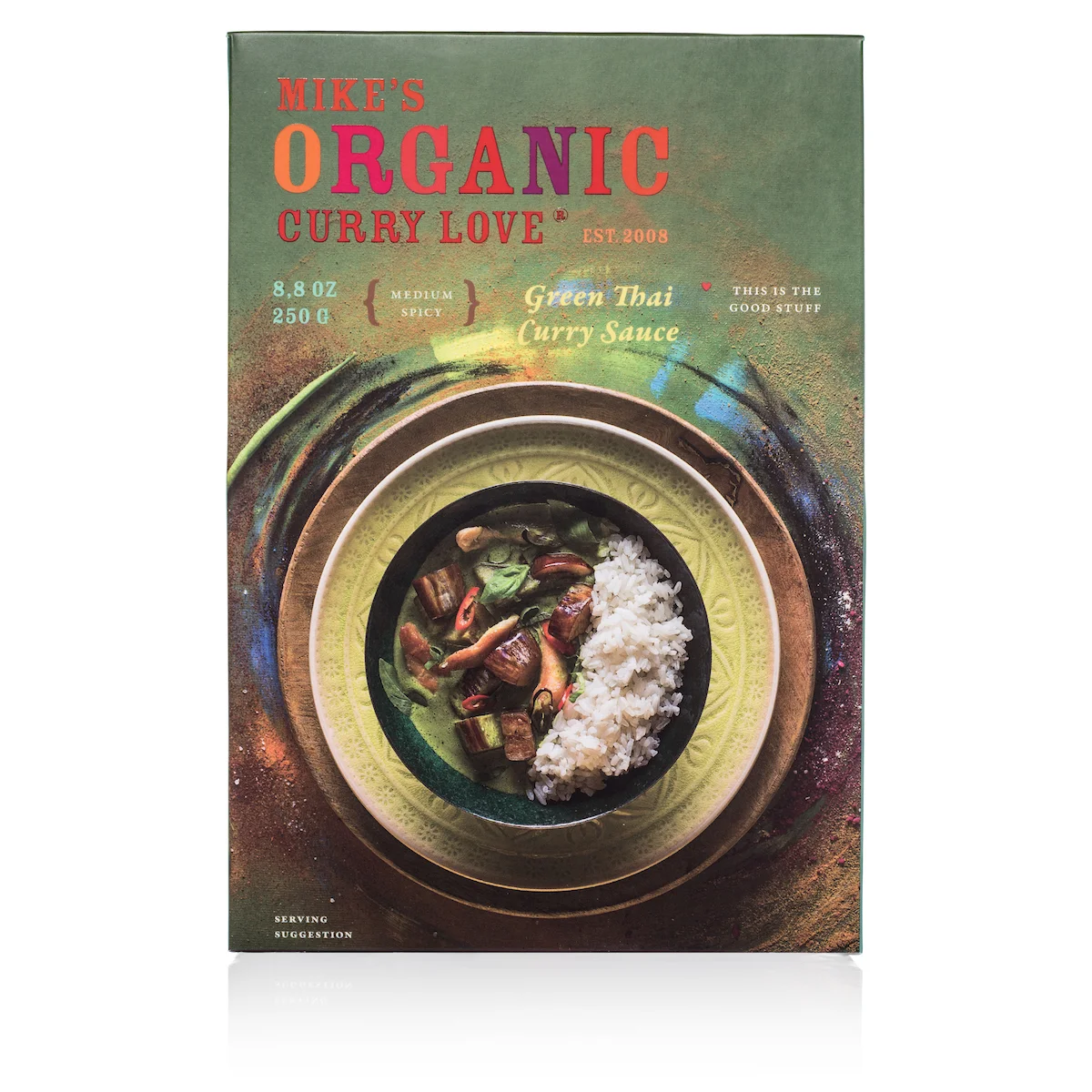 Green Thai Curry Sauce - case of 6 x 8.8oz pouches