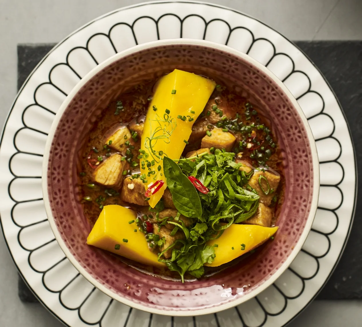 CHICKEN AND MANGO CURRY