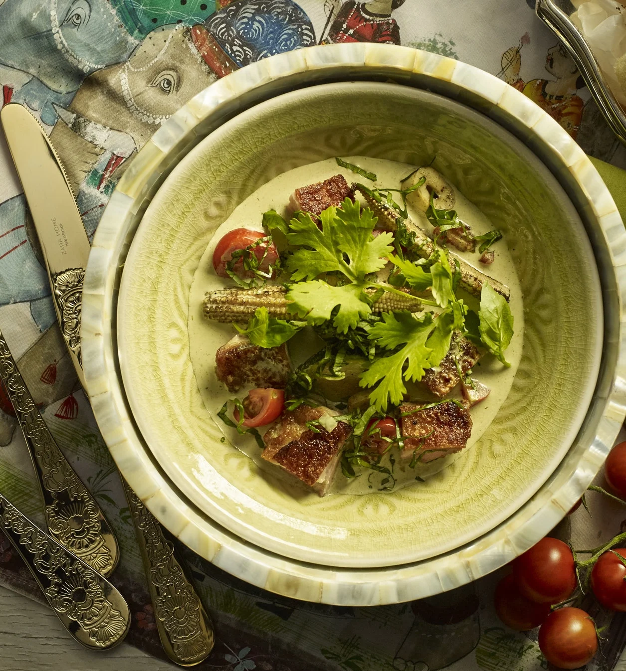 YELLOW THAI CHICKEN & CORN CURRY