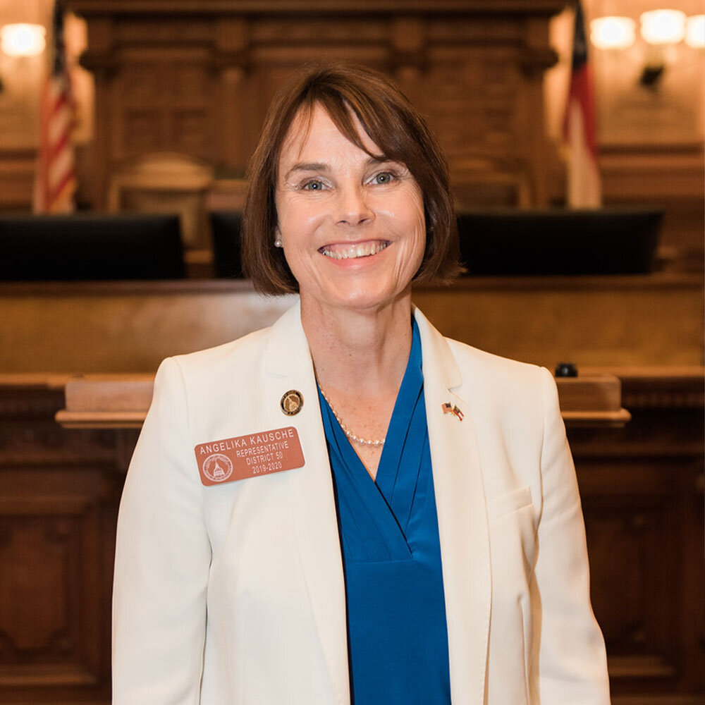 &lt;p&gt;&lt;strong&gt;Angelika Kausche&lt;/strong&gt;Georgia State House, District 50&lt;a href="https://www.angelikaforgeorgia.com/" target="_blank"&gt;Learn More→&lt;/a&gt;&lt;/p&gt; 