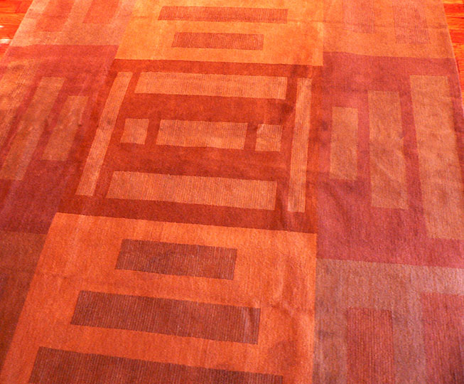 Gaju orange squares rug.jpg