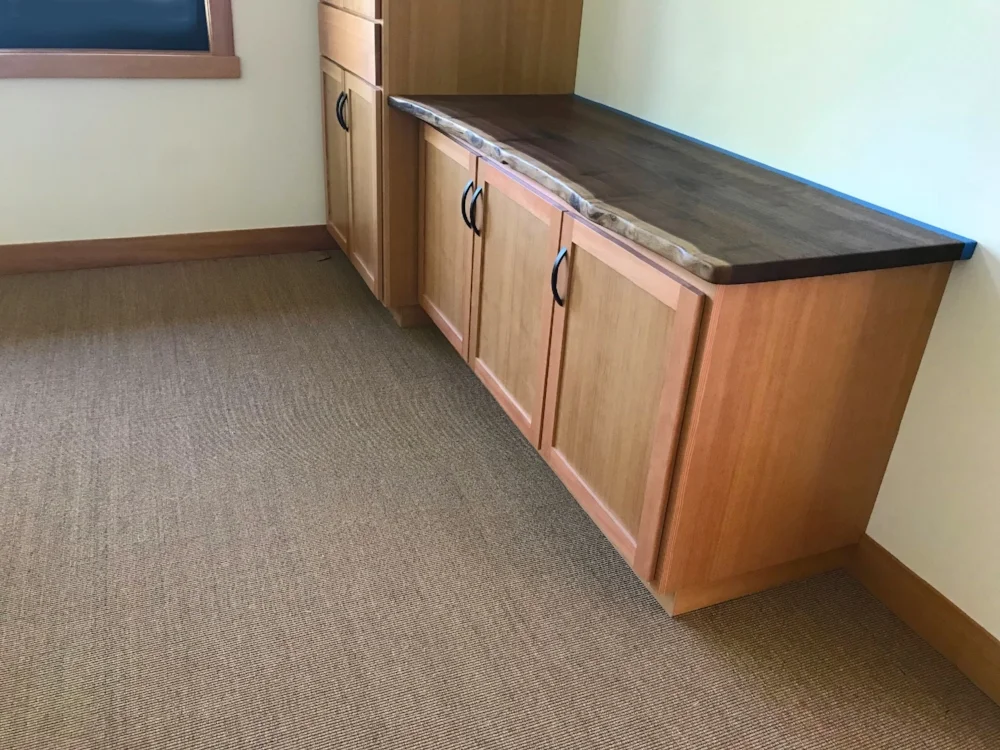 Sisal carpeting at OAEC