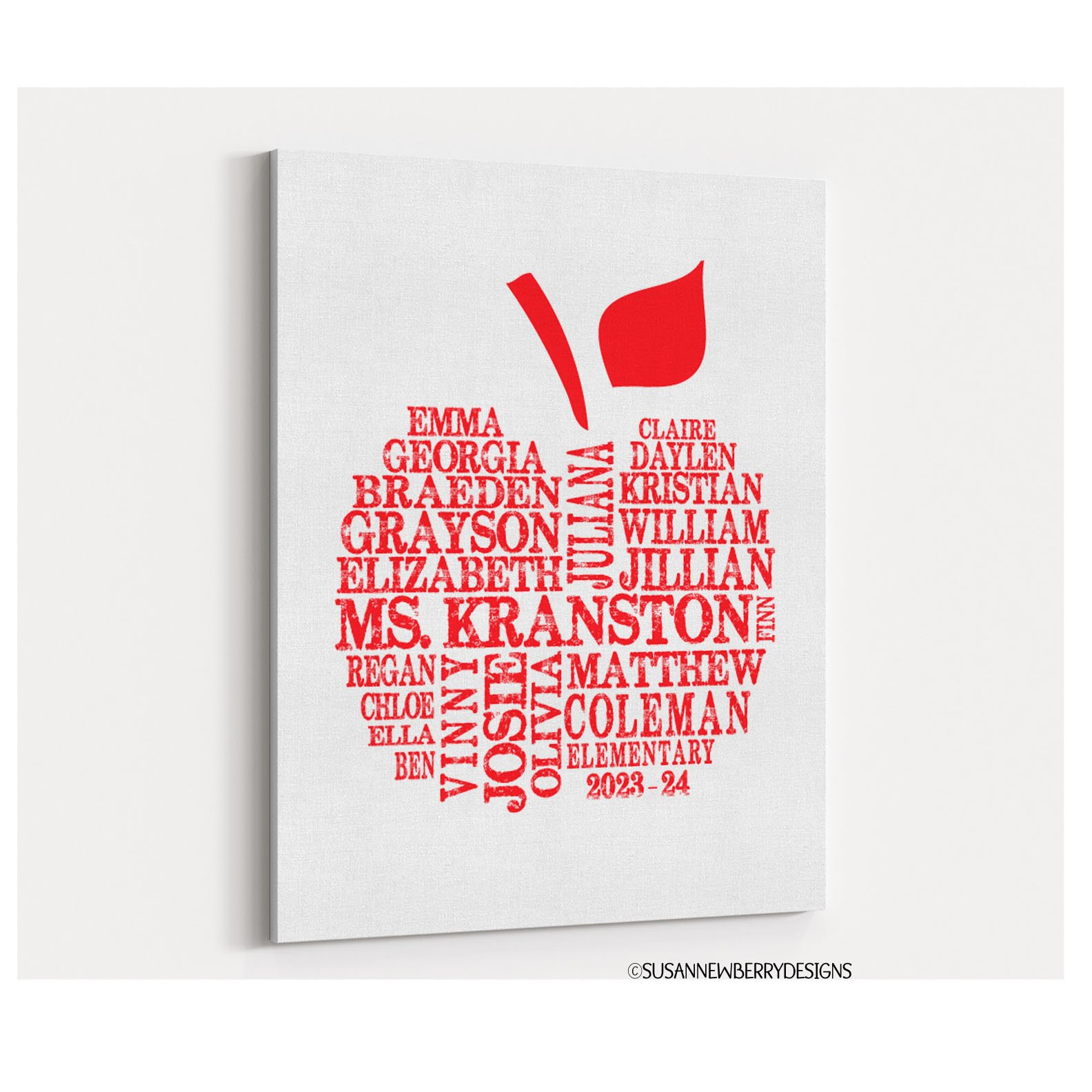 Custom-apple-teacher-word-cloud-red-canvas