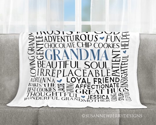 Grandma-Word-cloud-blanket-over-sofa