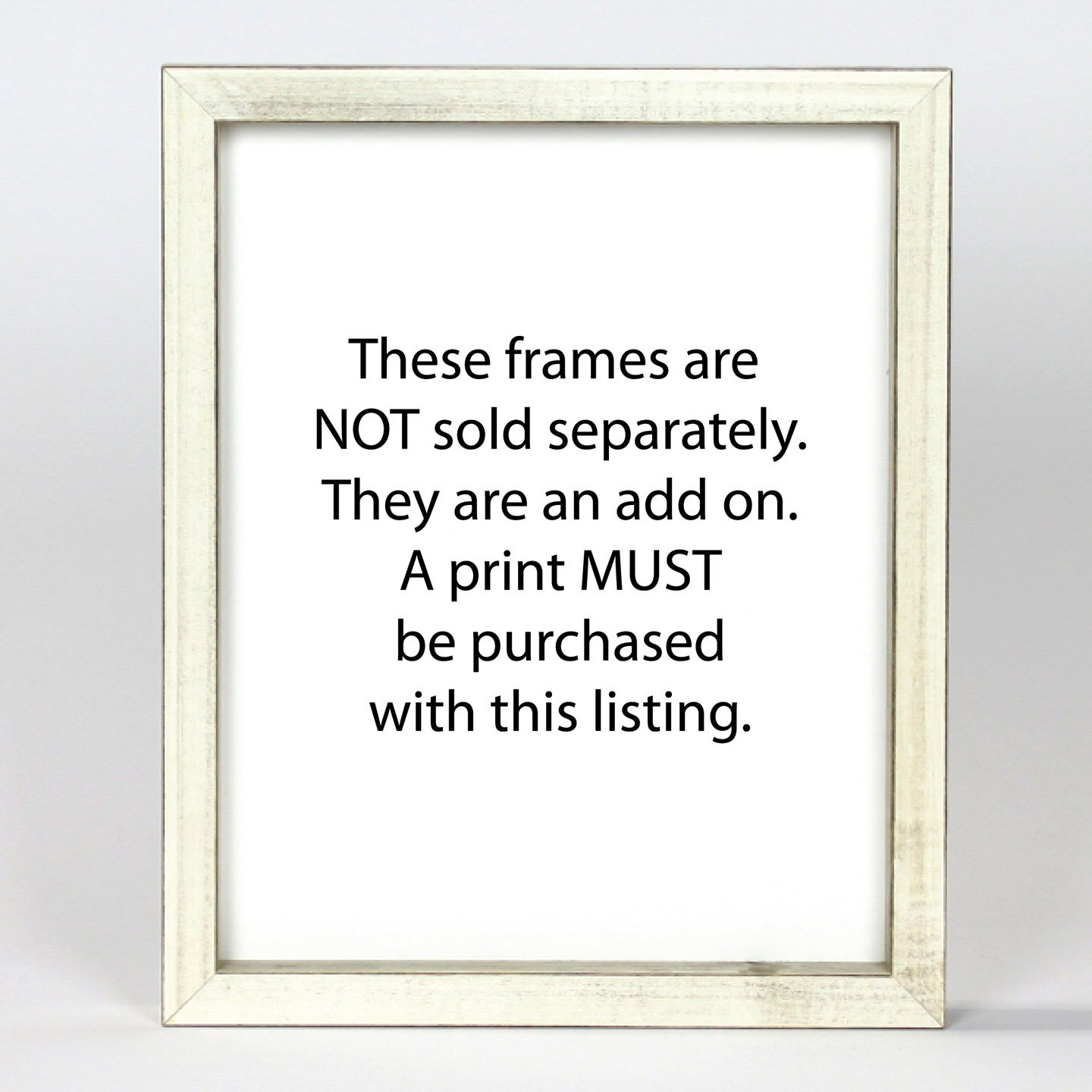 Rustic White Frame