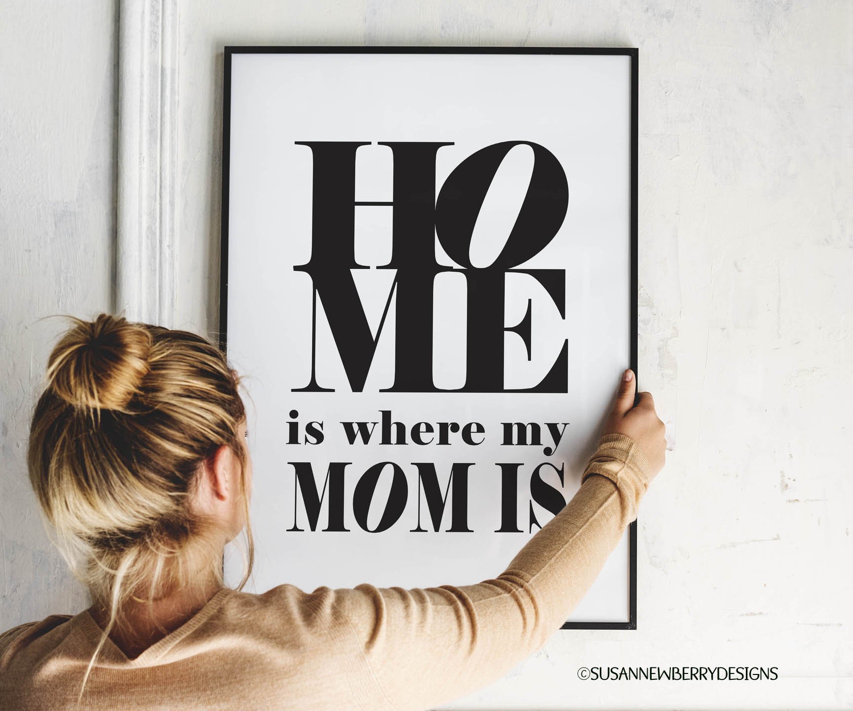 Home-print-hanging-w-black-frame-printable-wall-art