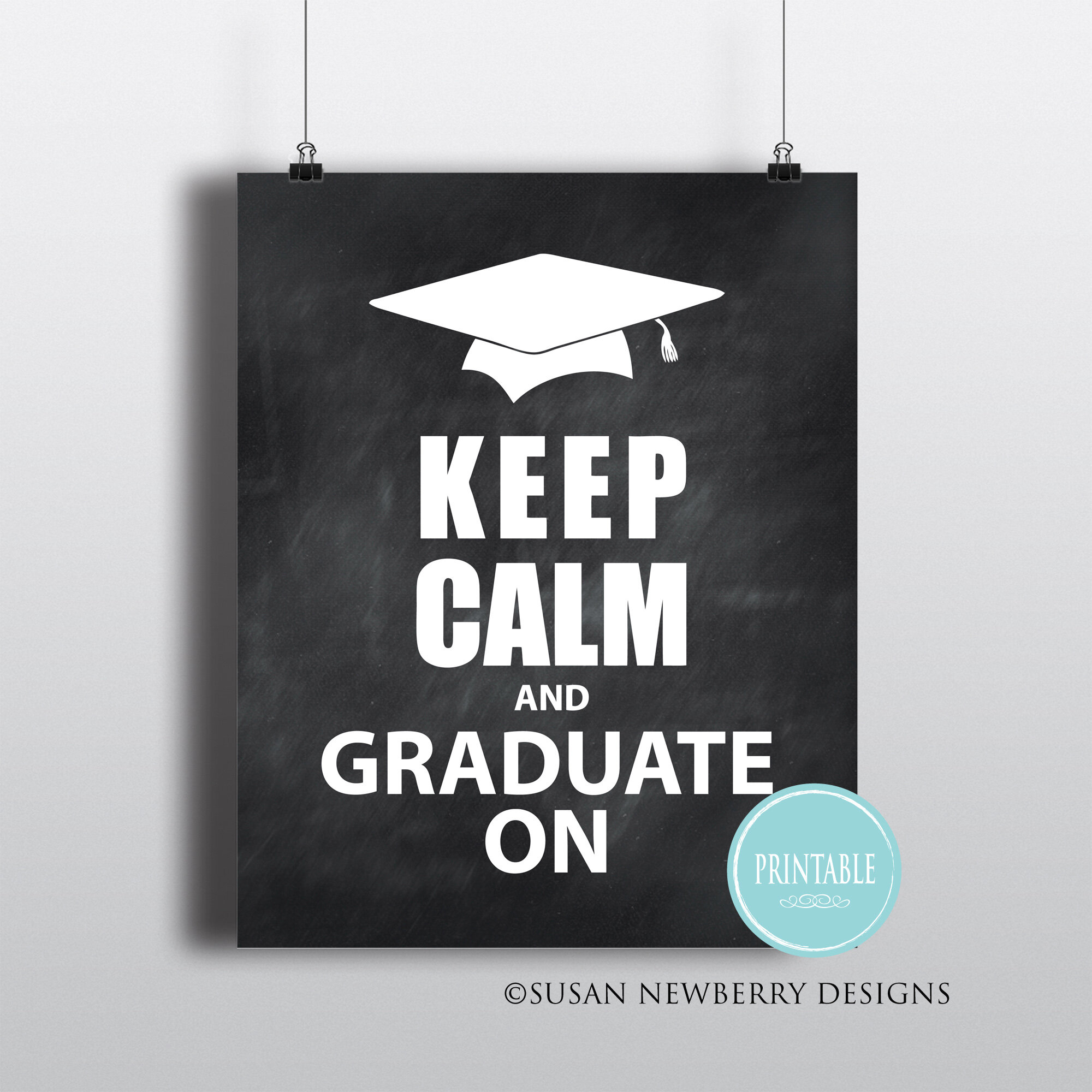 Keep calm graduate on
