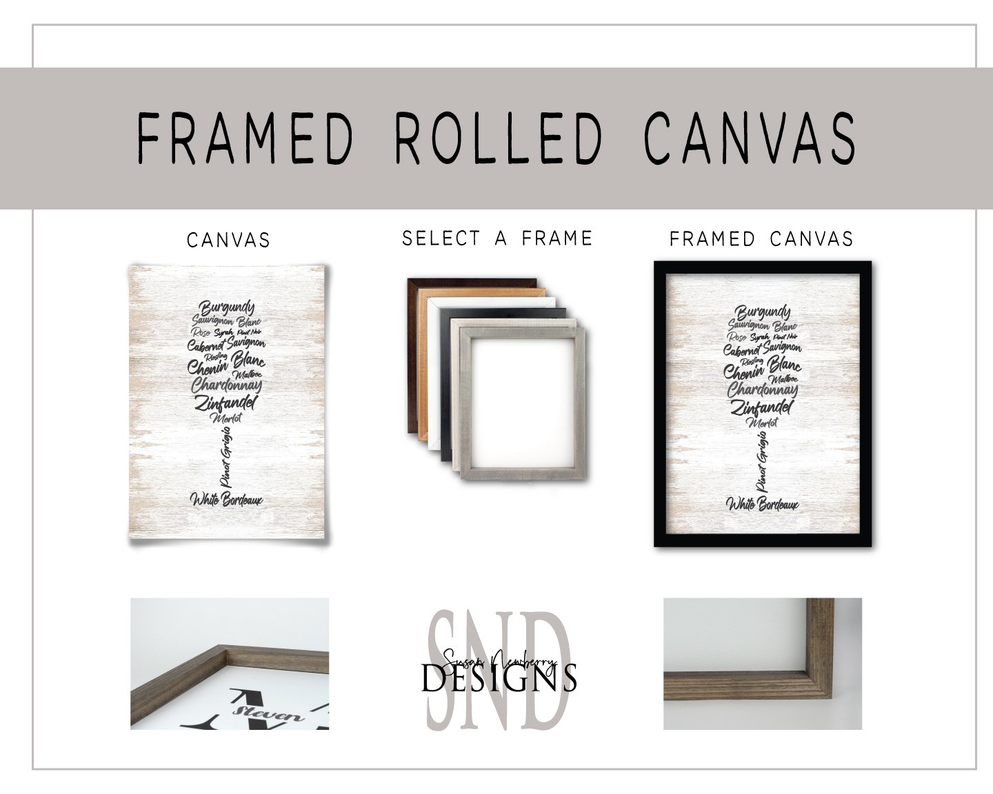How to Frame a Rolled Canvas Print