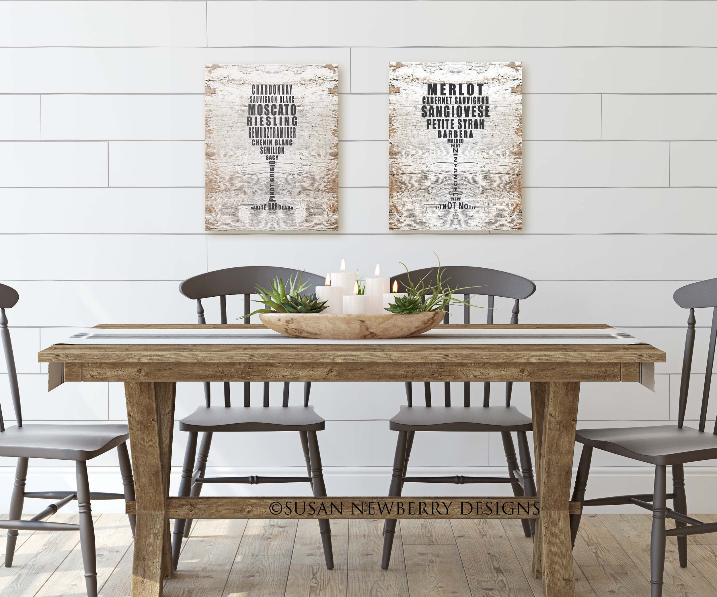 Red-Wine-White-Wine-Duo-FH14-Canvas-in-dining-room