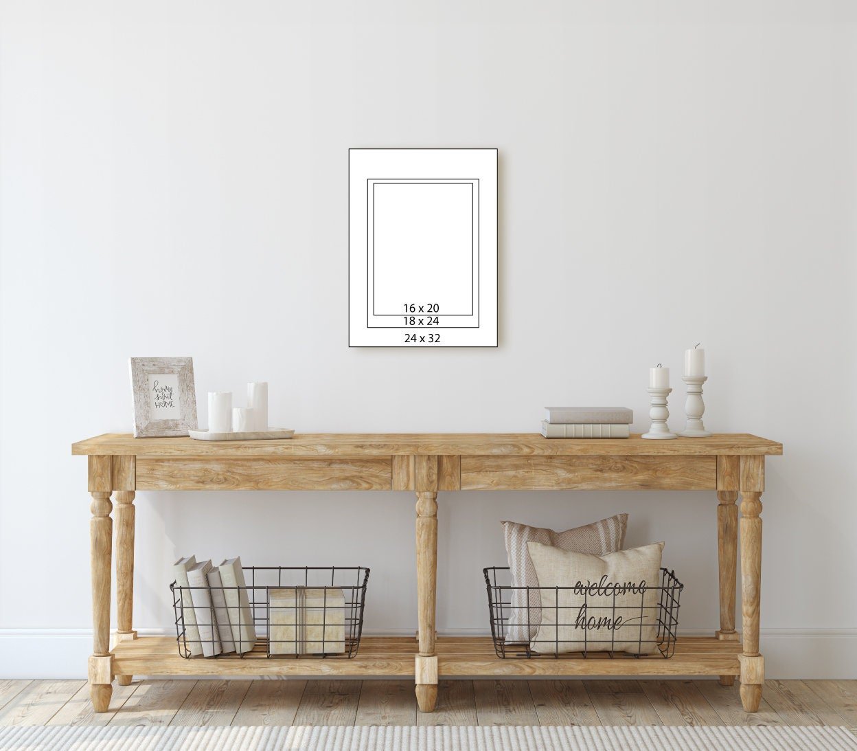 size example over table