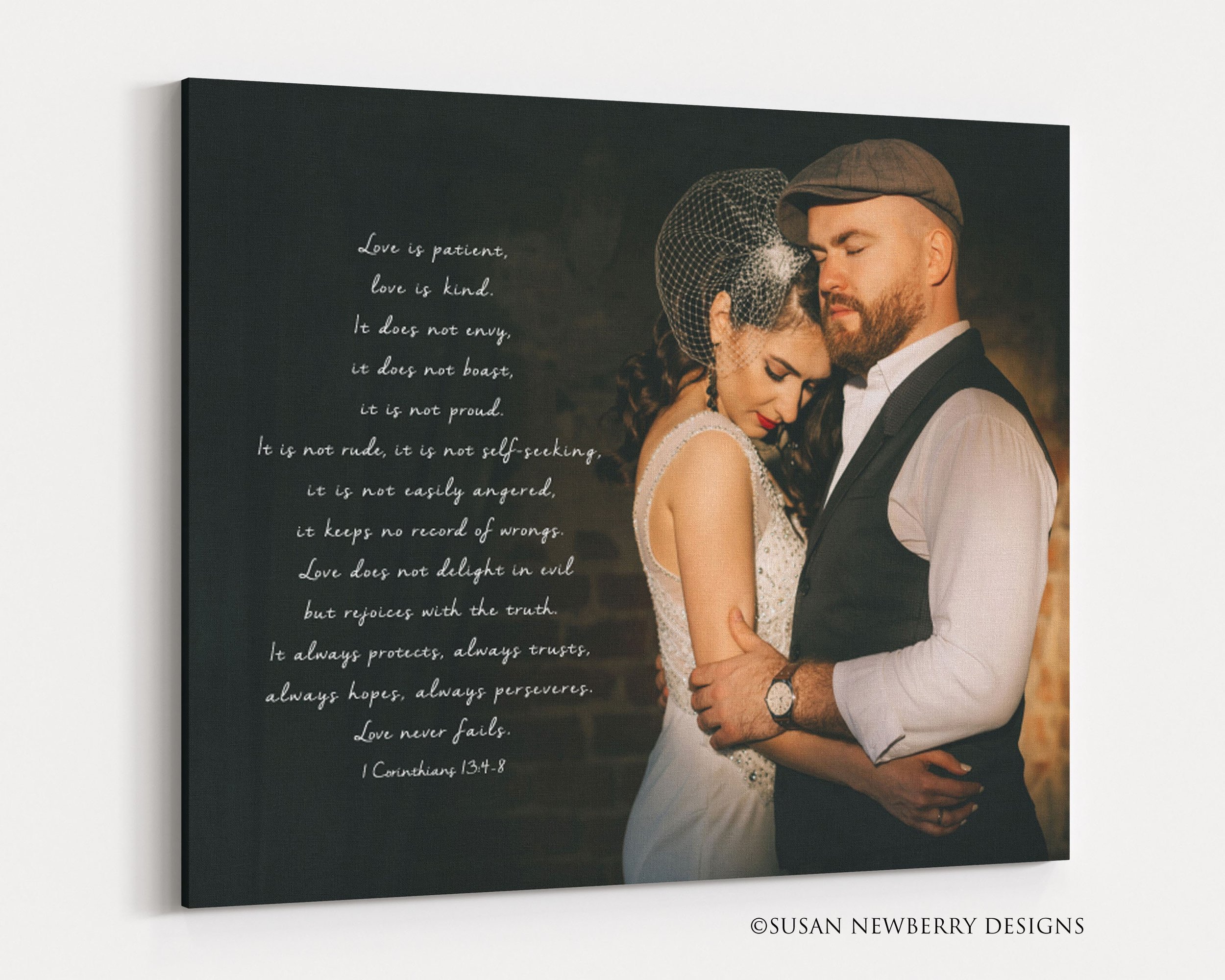 Love never fails photo wall art example 2