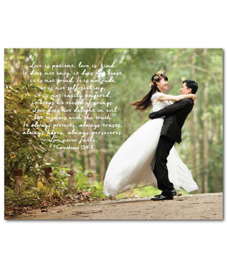 Love never fails photo wall art example 4