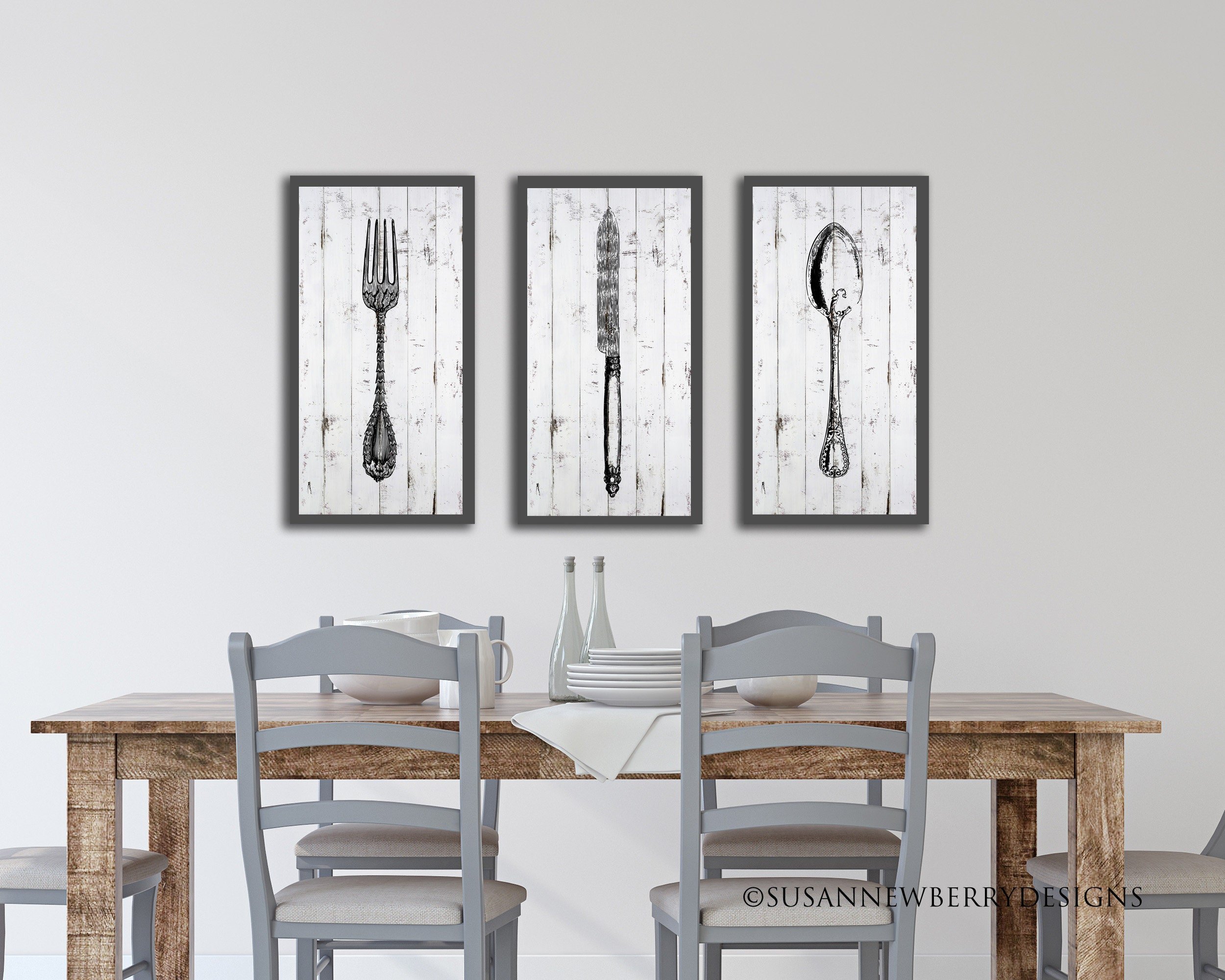 Fork-Knife-Spoon-Kitchen-FH9-Framed-Canvas-prints