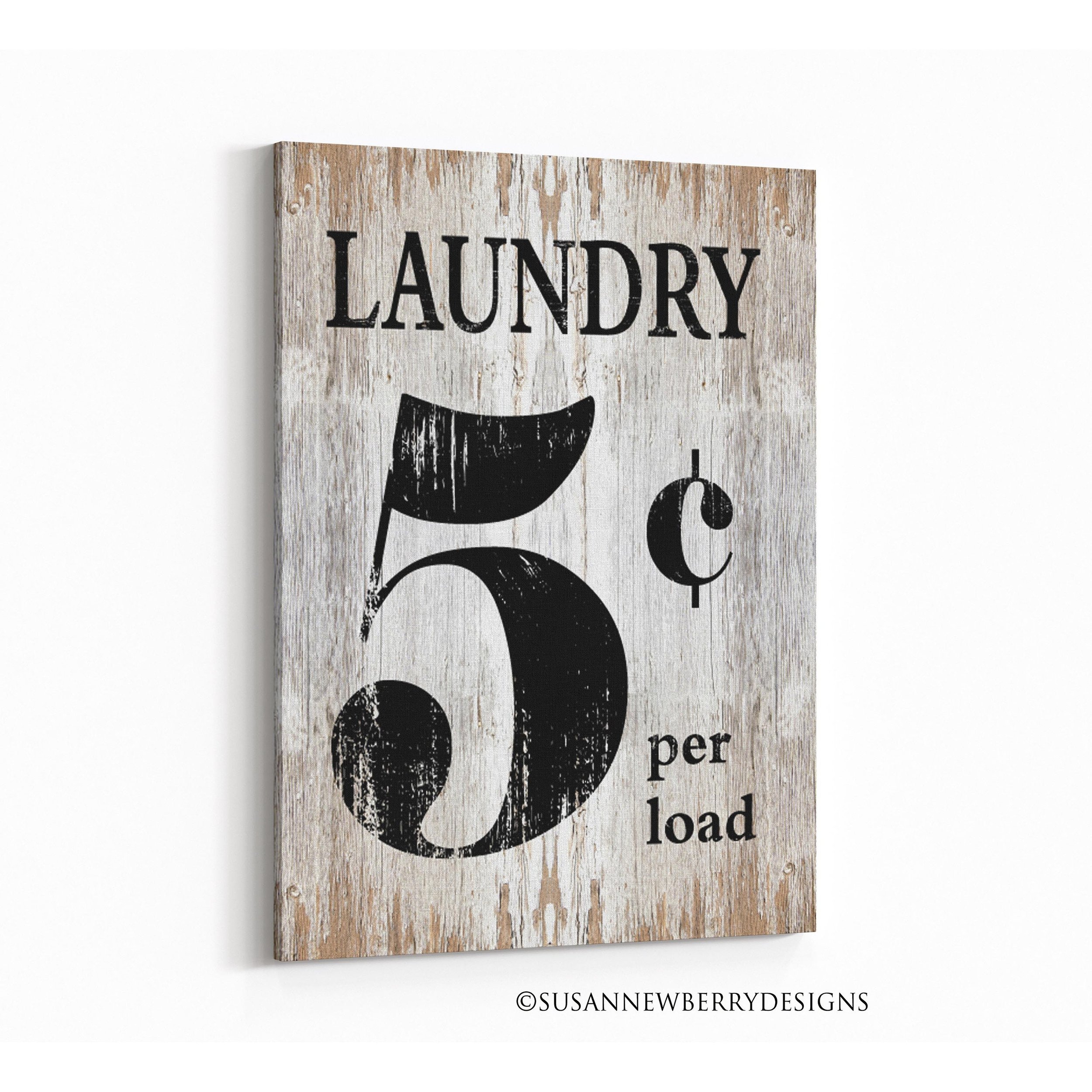 Laundry 5 cents FH 14 Canvas