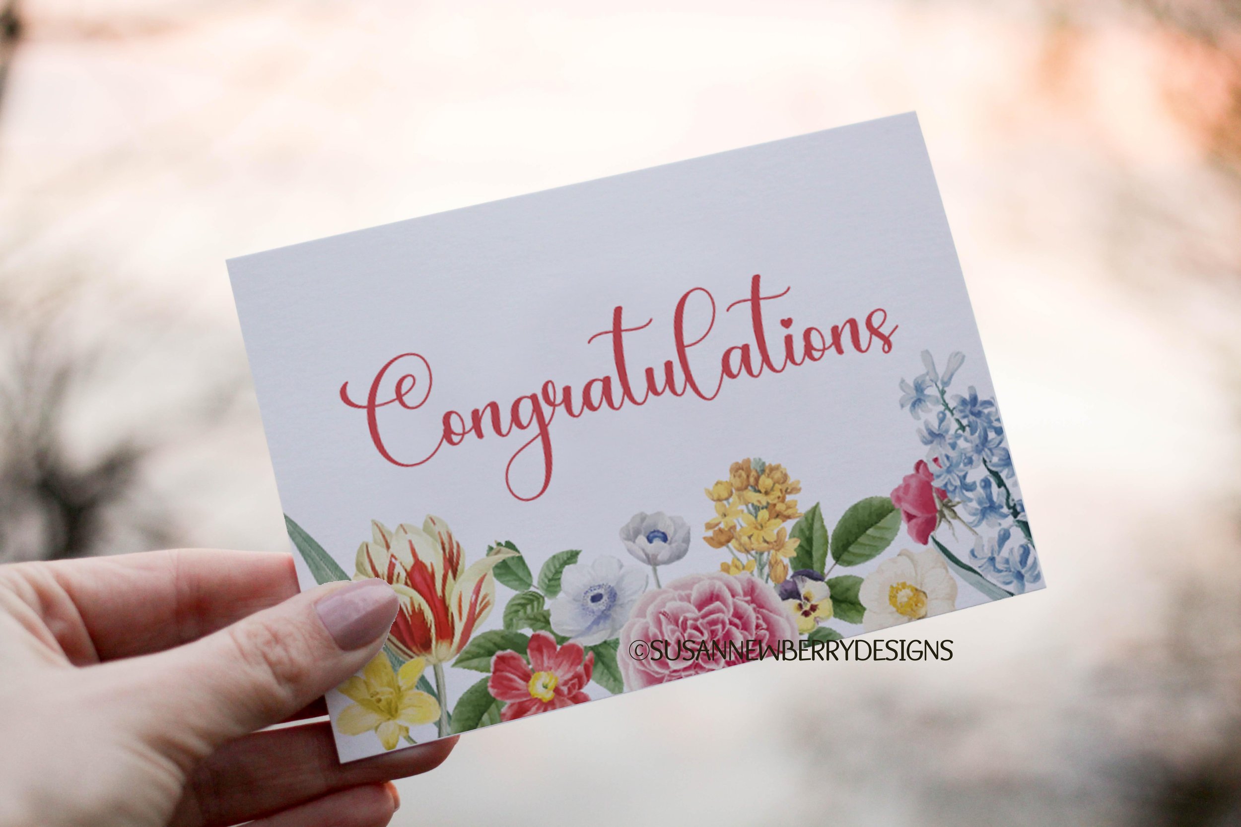 Congratulations Spring Flowers