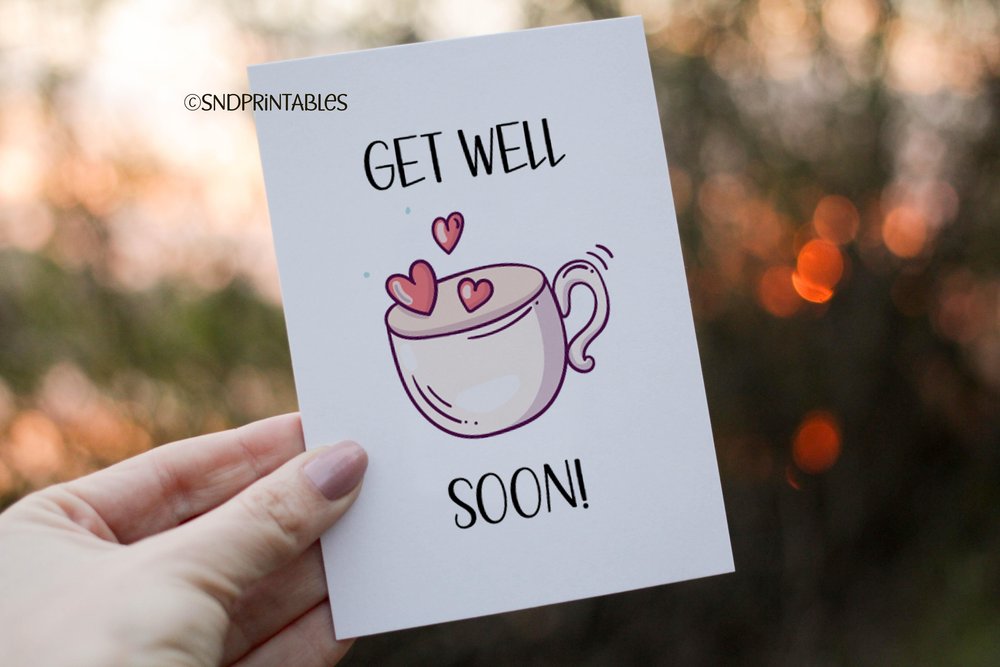Get Well Soon Tea Cup