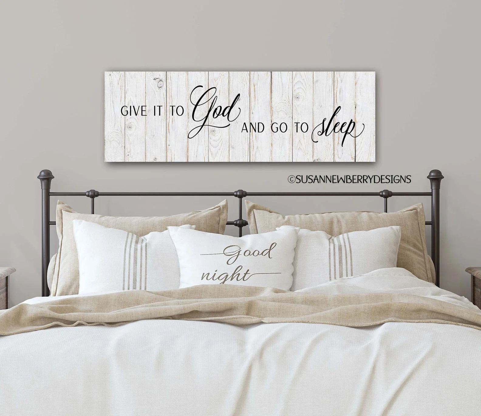 Gife it to God and Go to Sleep Canvas