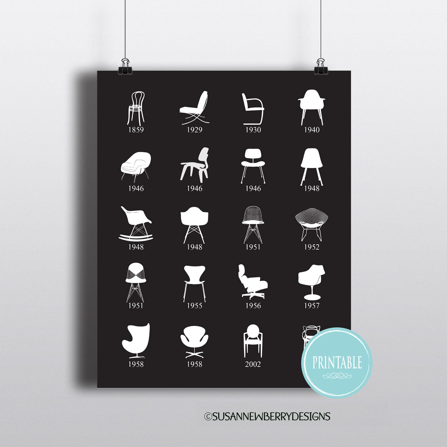history-chairs-black-printable