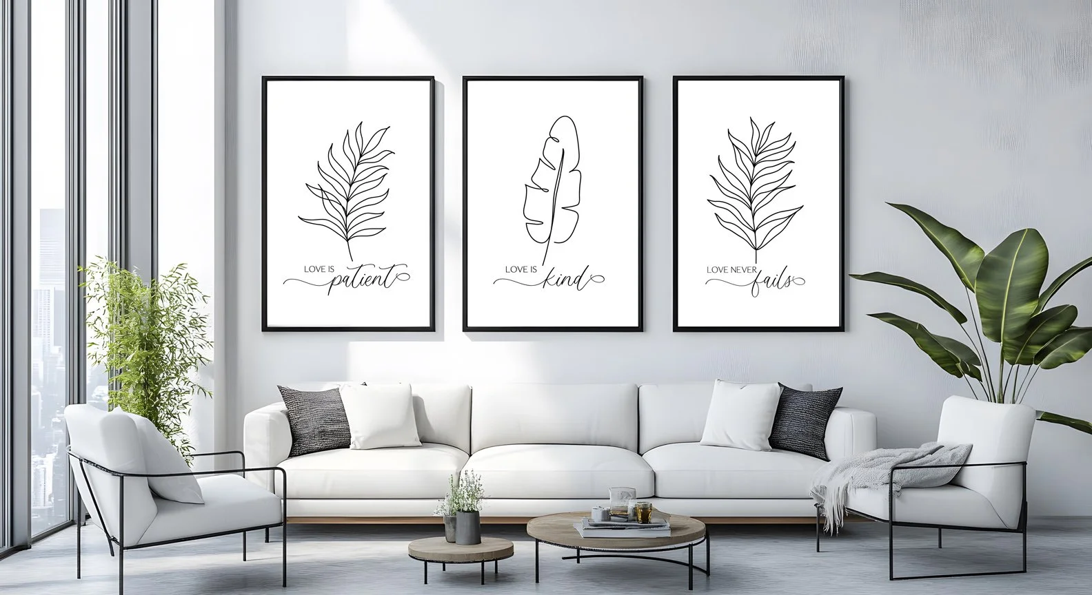 Hanging Wall Art in Threes