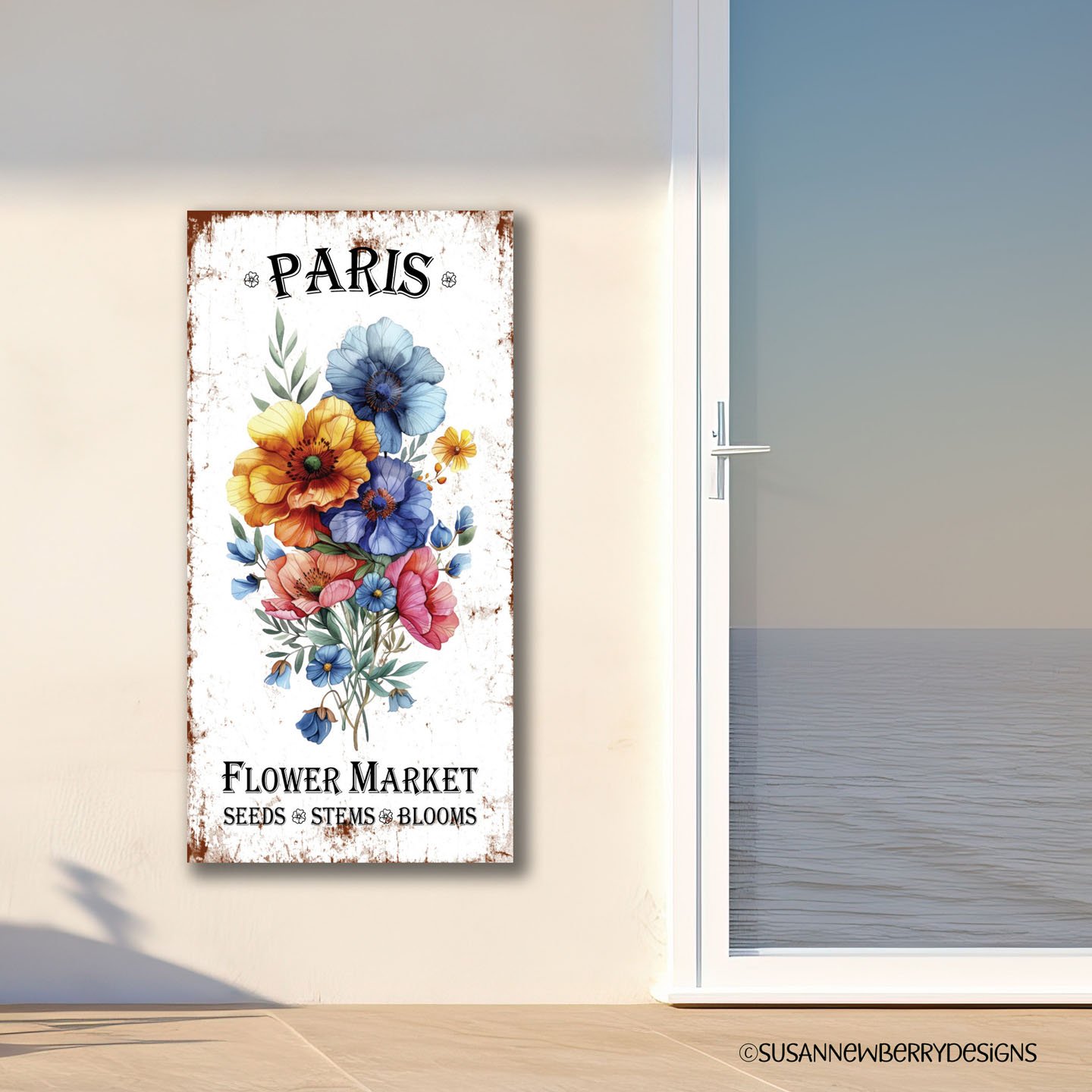 Paris II Metal Sign 3