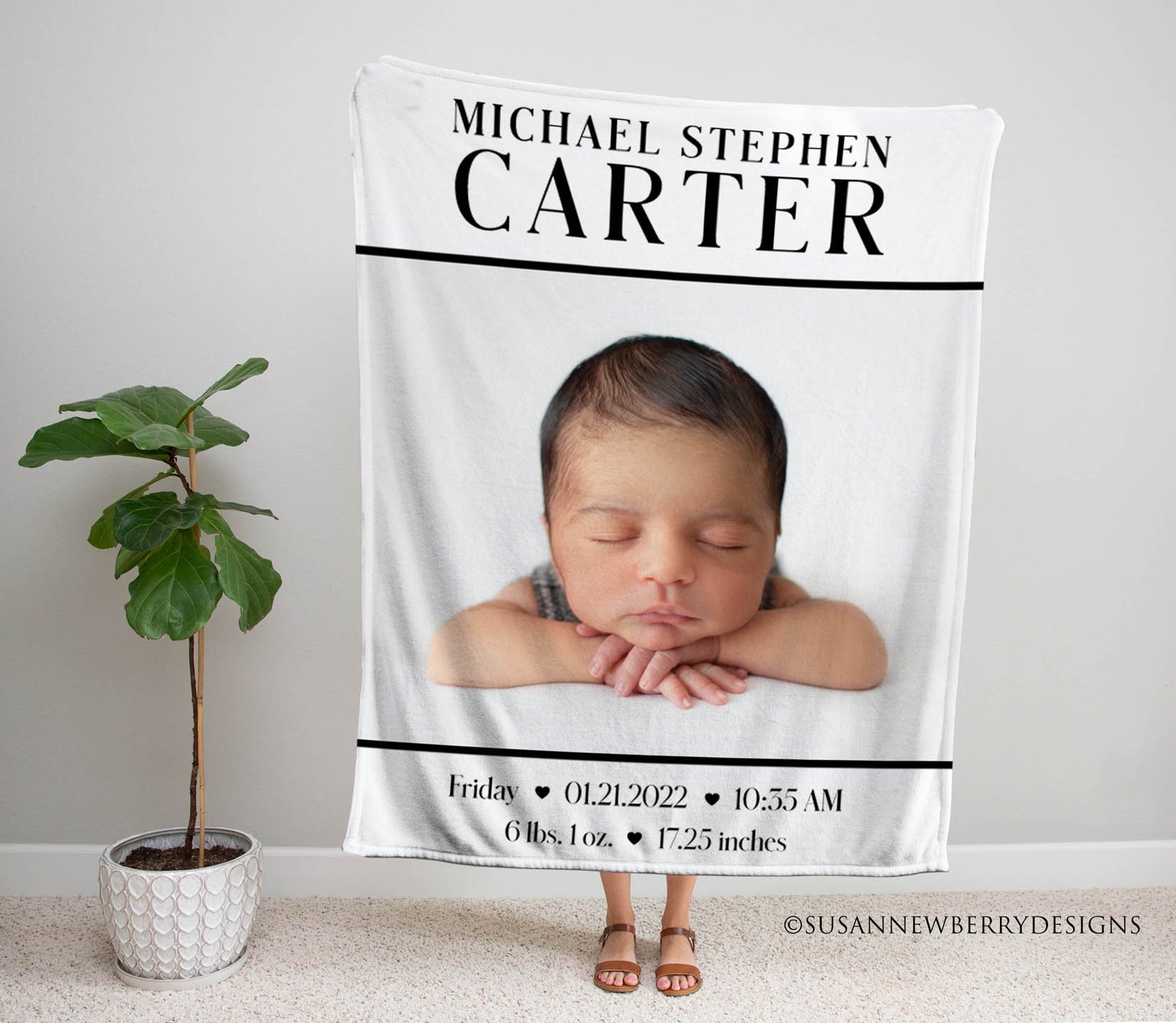 baby-photo-blanket-black