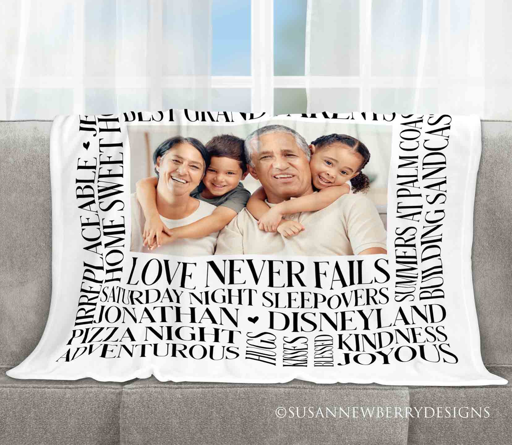 Word-cloud-blanket-over-sofa