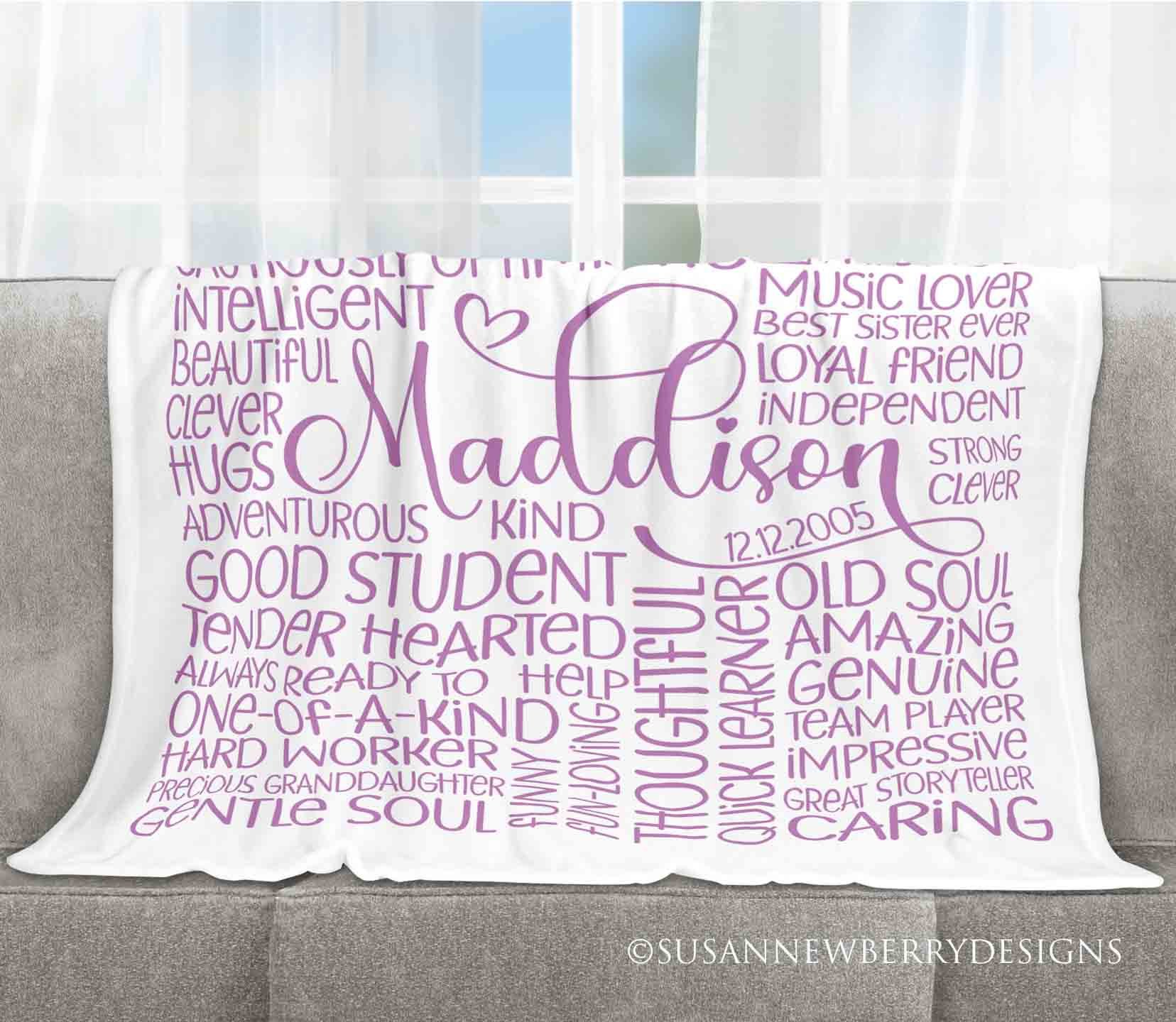 Word-cloud-blanket-over-sofa