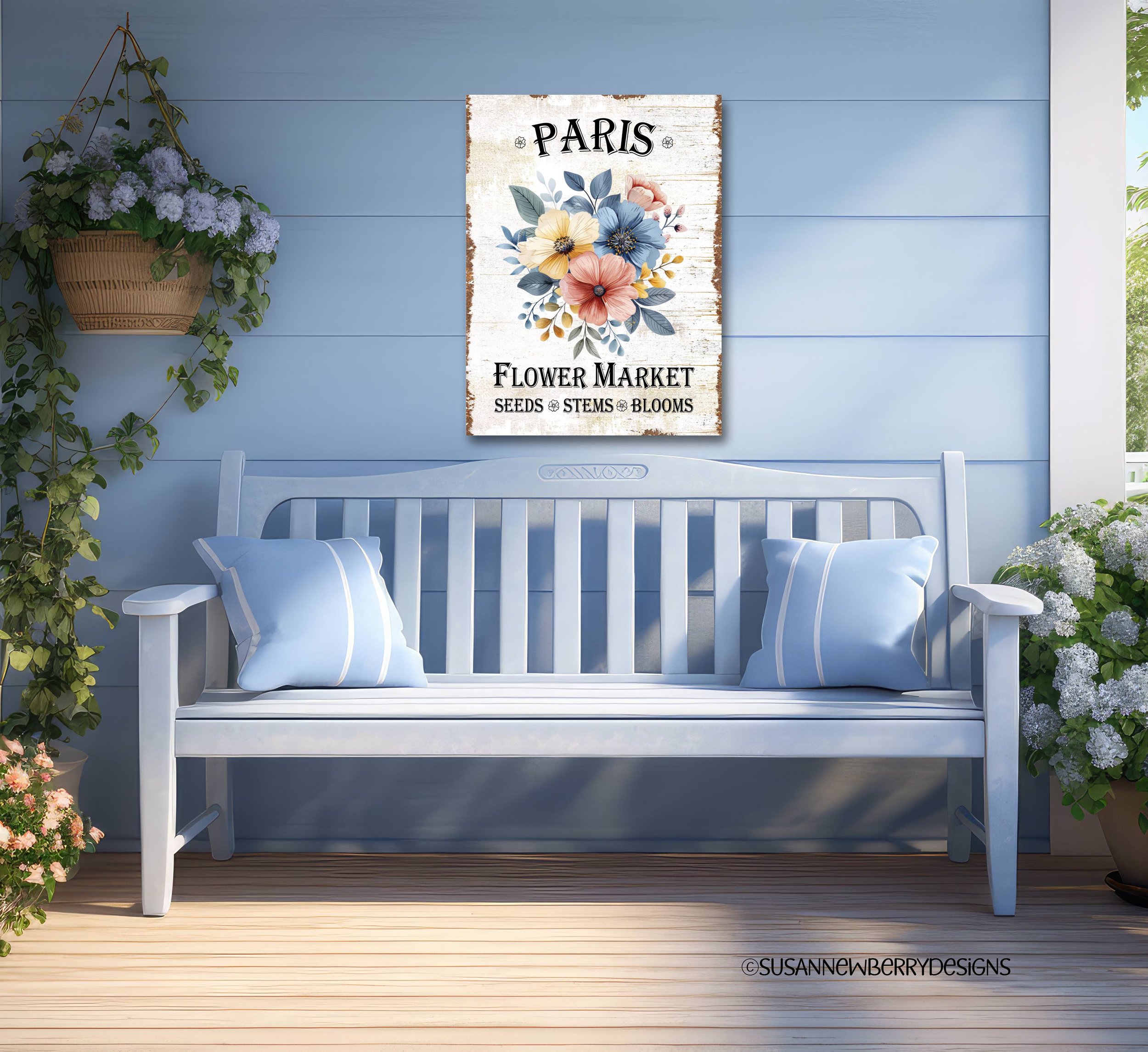 Paris I Metal Sign 2