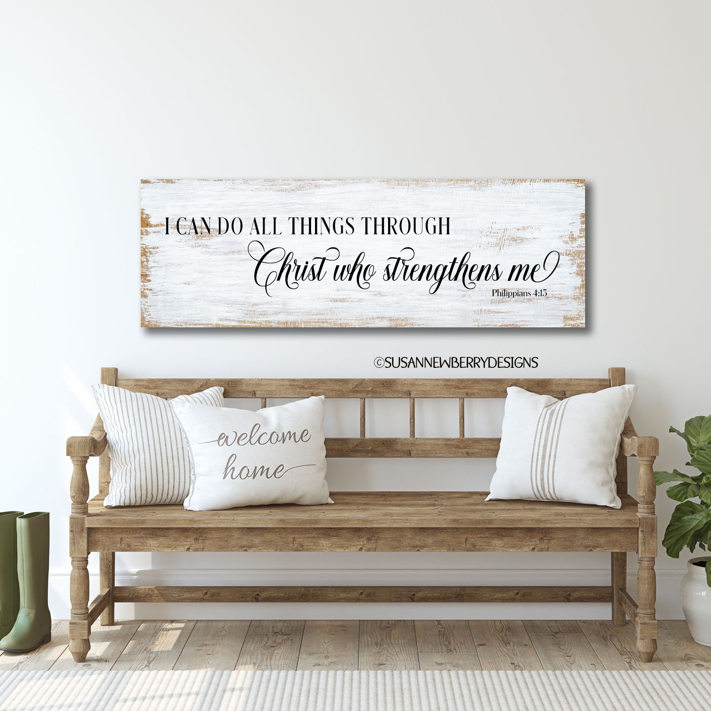 I can do all things FH 21 hung over bench