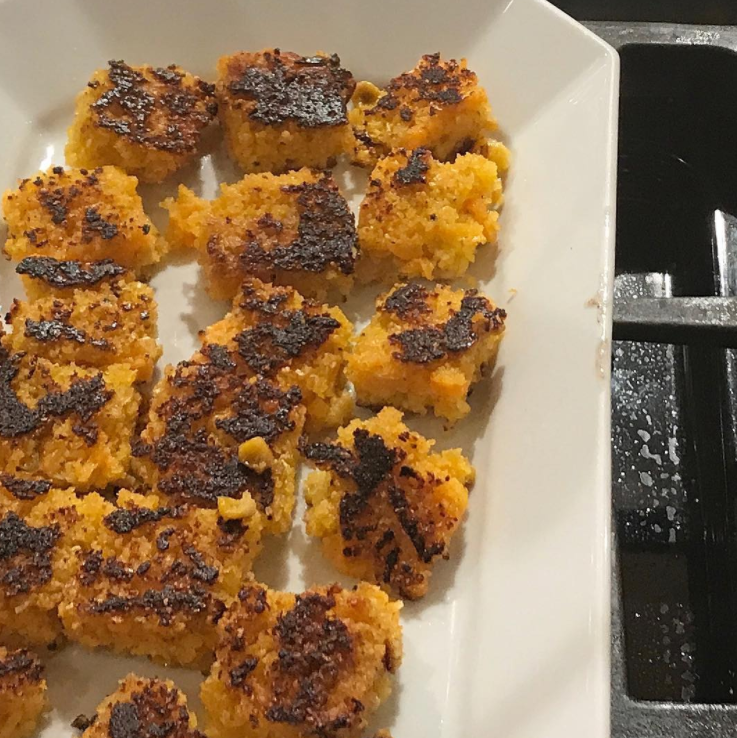 Cheddar Cornbread With Chow Chow