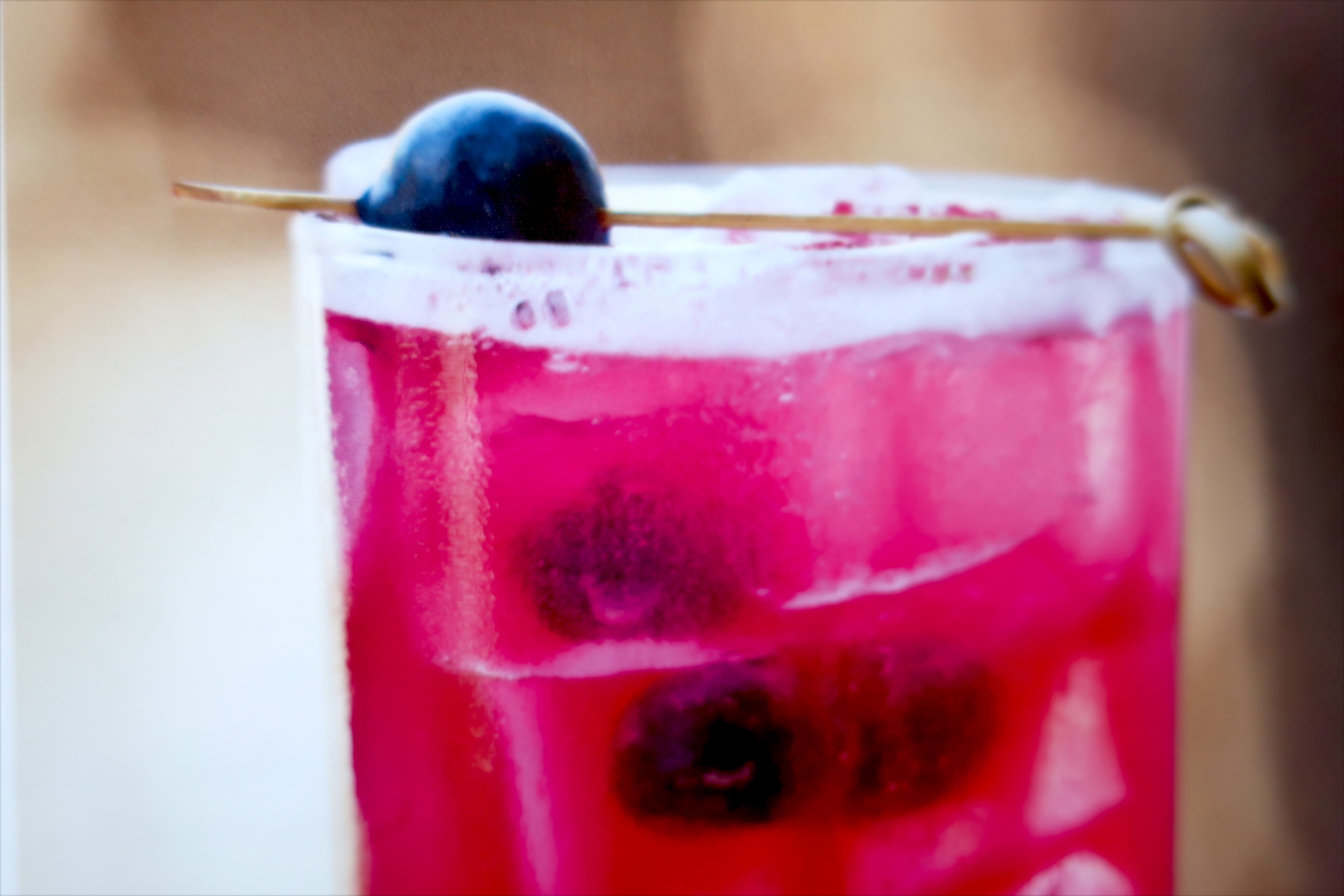 The TBD Cocktail With Blueberry Aigre-Doux