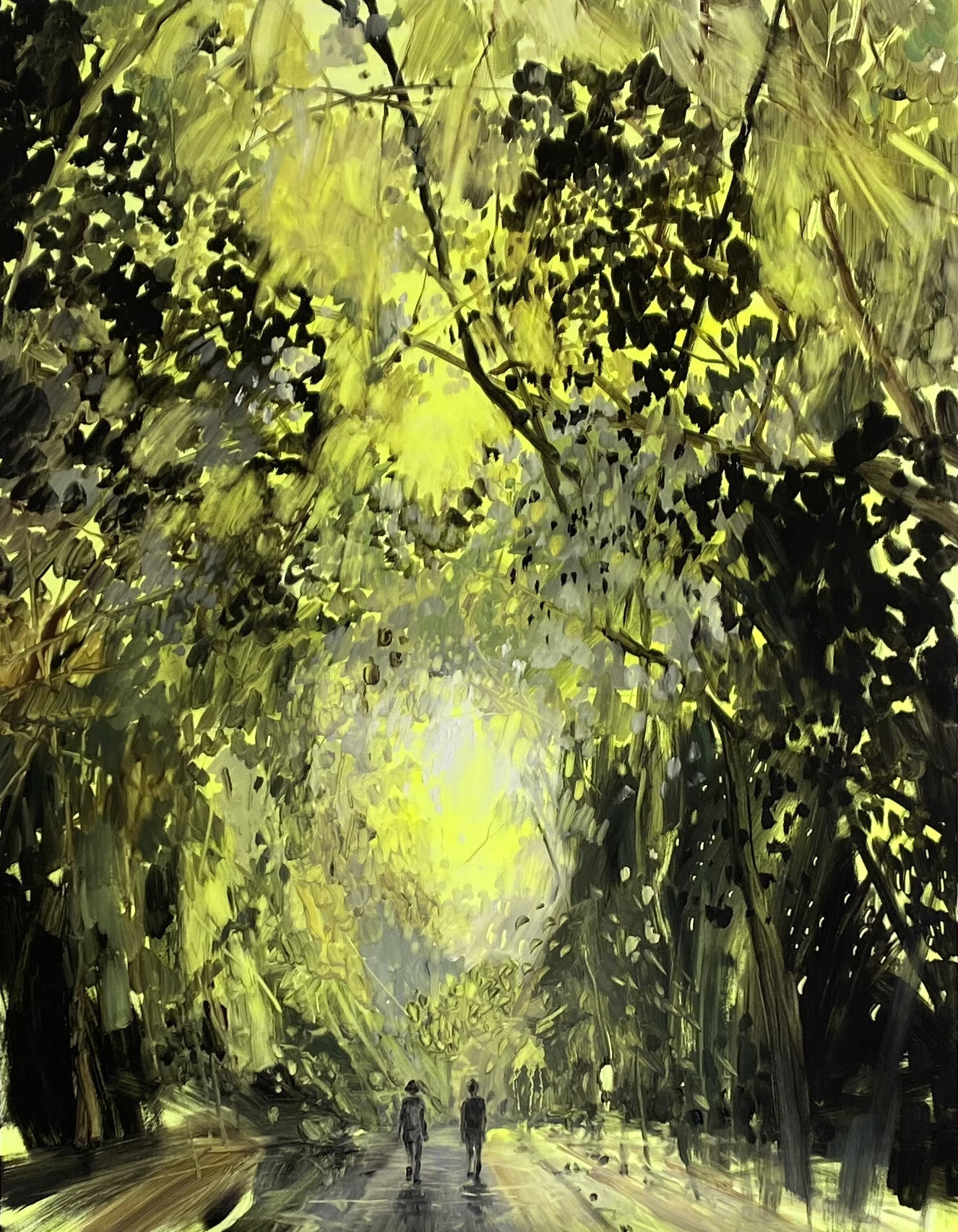 'Held' 2020. Oil on board. 90cm x 115cm.