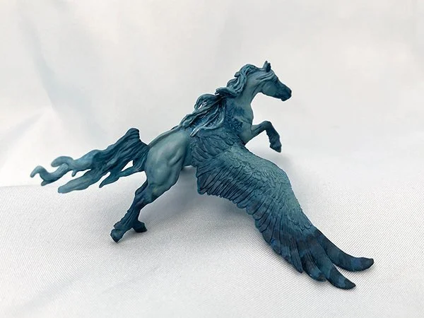 Painted Maggie Bennett Pewter Micro Pegasus