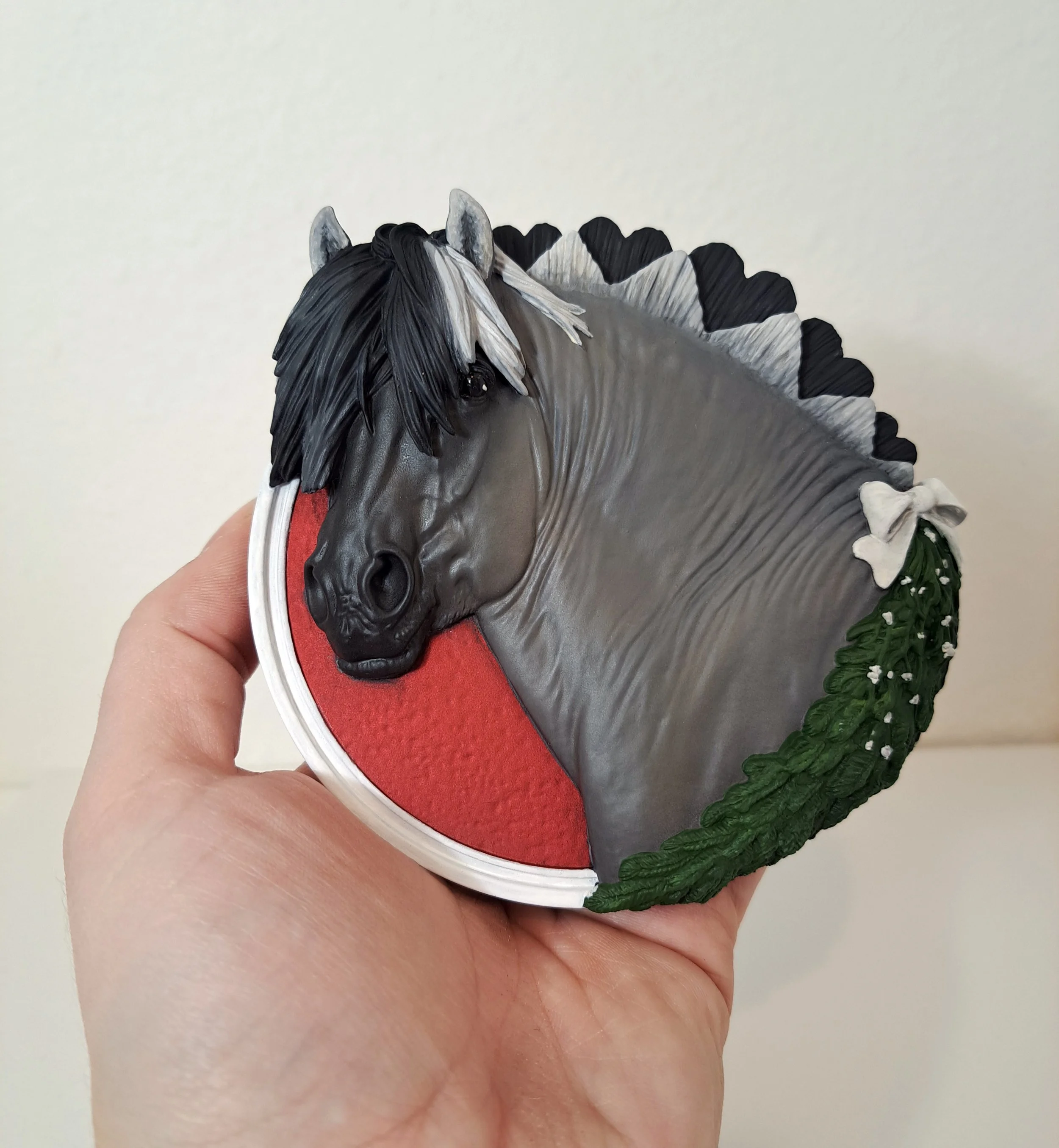 Painted Mel Miler Medallion