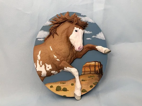 Painted Mel Miller Medallion