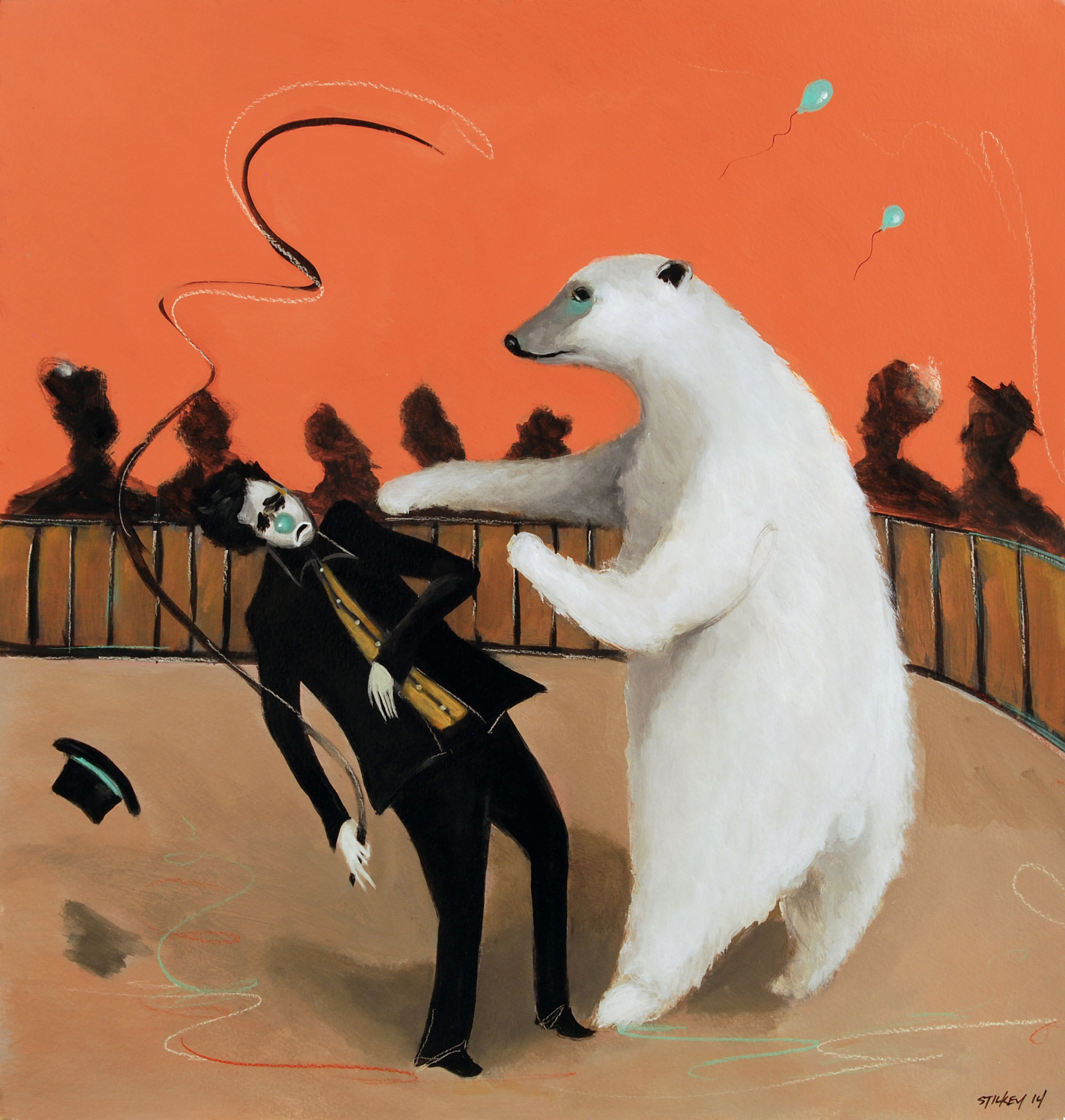 Clown Getting Punched By Polar Bear
