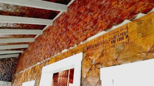 The walls are made of paper