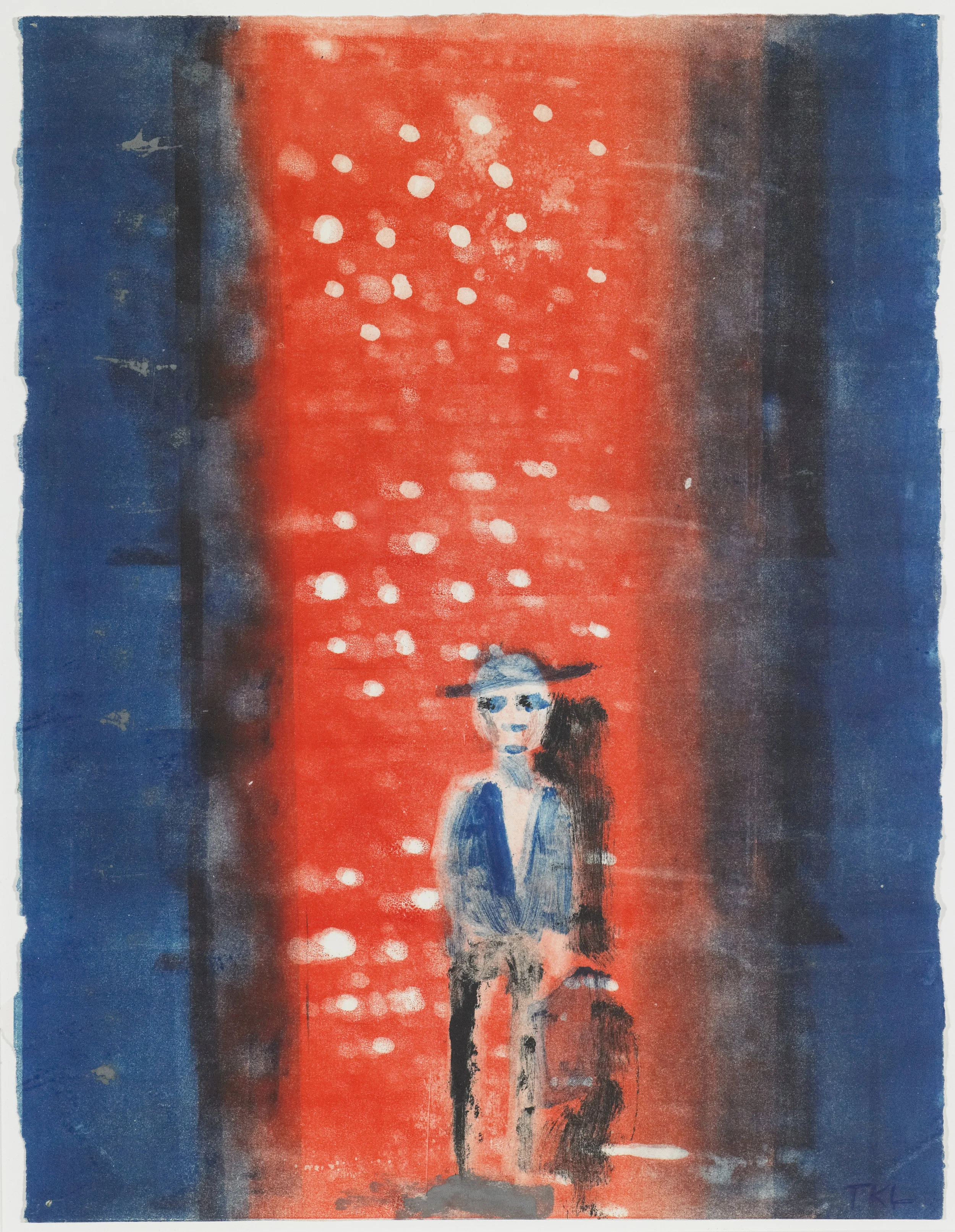 Fernando , monoprint, 2016