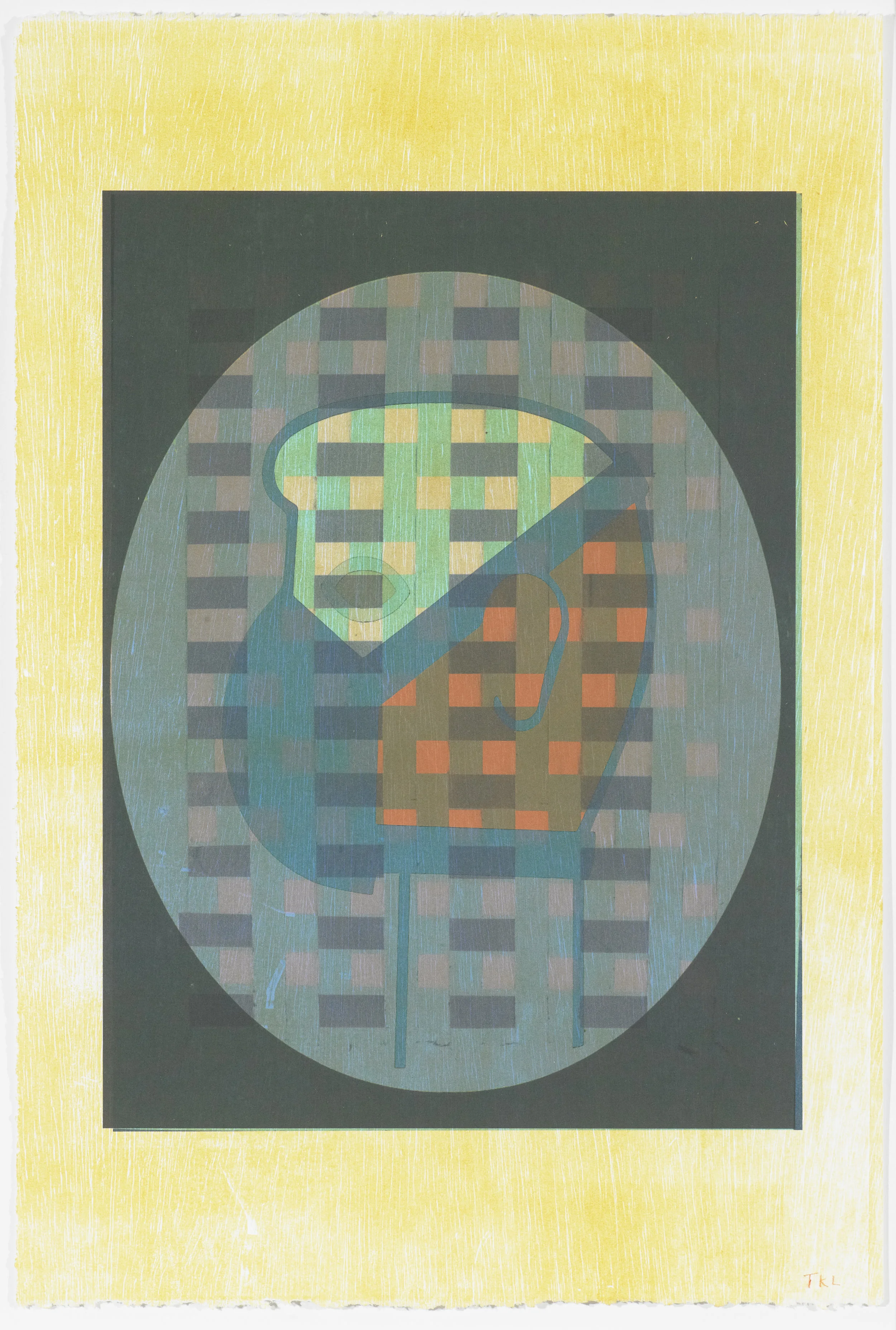 Signs of the Times 5 , mono print, 2016