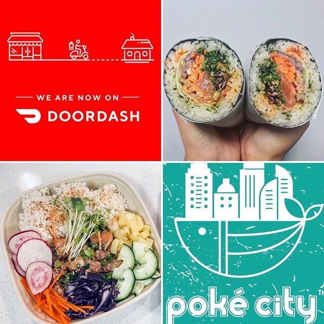 Stay home and stay healthy⚡️ Open for take out, pick up and delivery @doordash 
Find PokeCity at www.doordash.com

#pokebowl #pokecityjohnscreek #pok&eacute;cityjohnscreek #salmon #tuna #spicymayo #avocado #crabmeat #seaweedsalad #atlfoodie #yammy #y