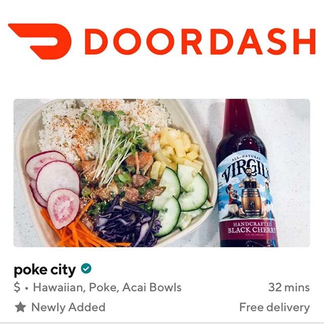 Find poke city @pokecity_johnscreek 👉🏻 www.doordash.com for delivery or pick up❤️ #pokebowl #pokecityjohnscreek #pok&eacute;cityjohnscreek #salmon #tuna #spicymayo #avocado #crabmeat #seaweedsalad #atlfoodie #yammy #yelp #instafood #instafoodie #go