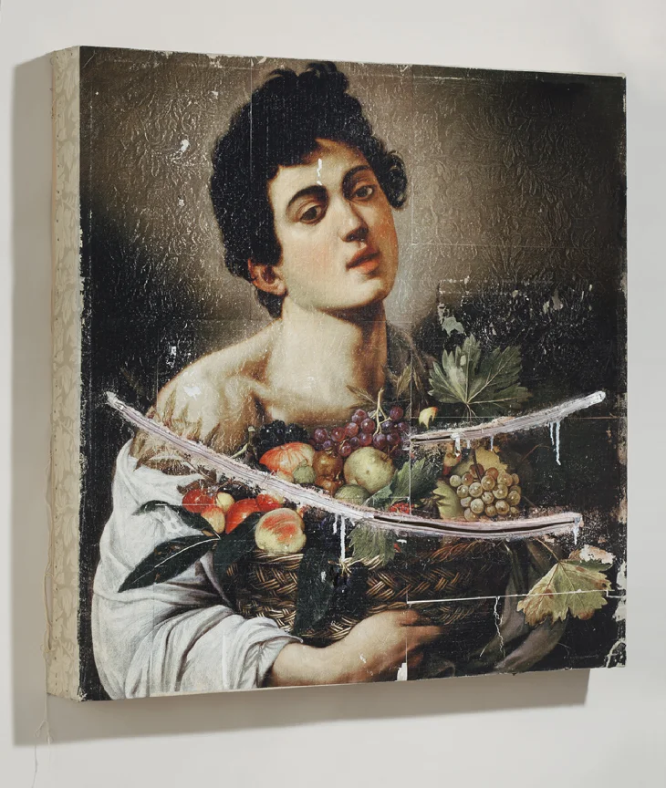 homage to Caravaggio: Boy with a Fruit Basket